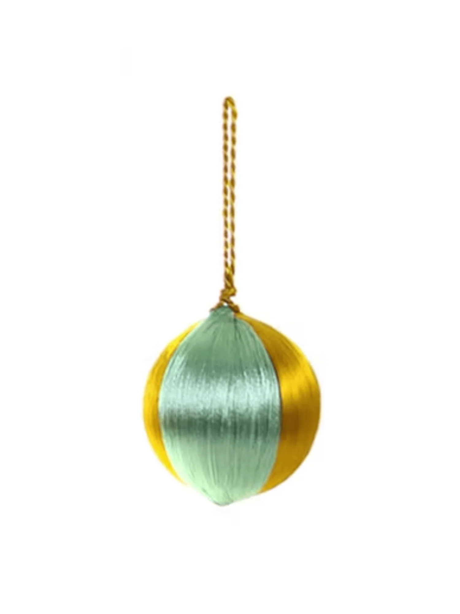 Large Striped Thread Bauble Ornament - Image 2