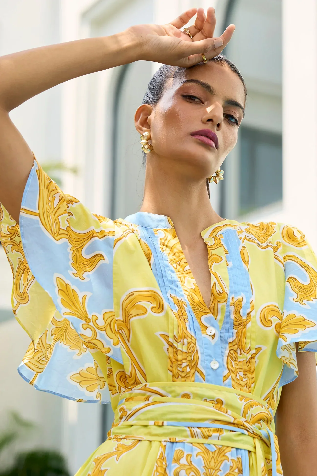 Leni Dress in Sirens Sky - Image 2
