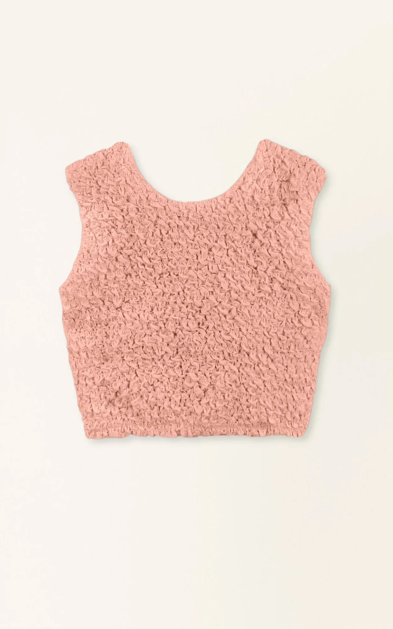 Lucia Smocked Top in Pomelo - Image 6