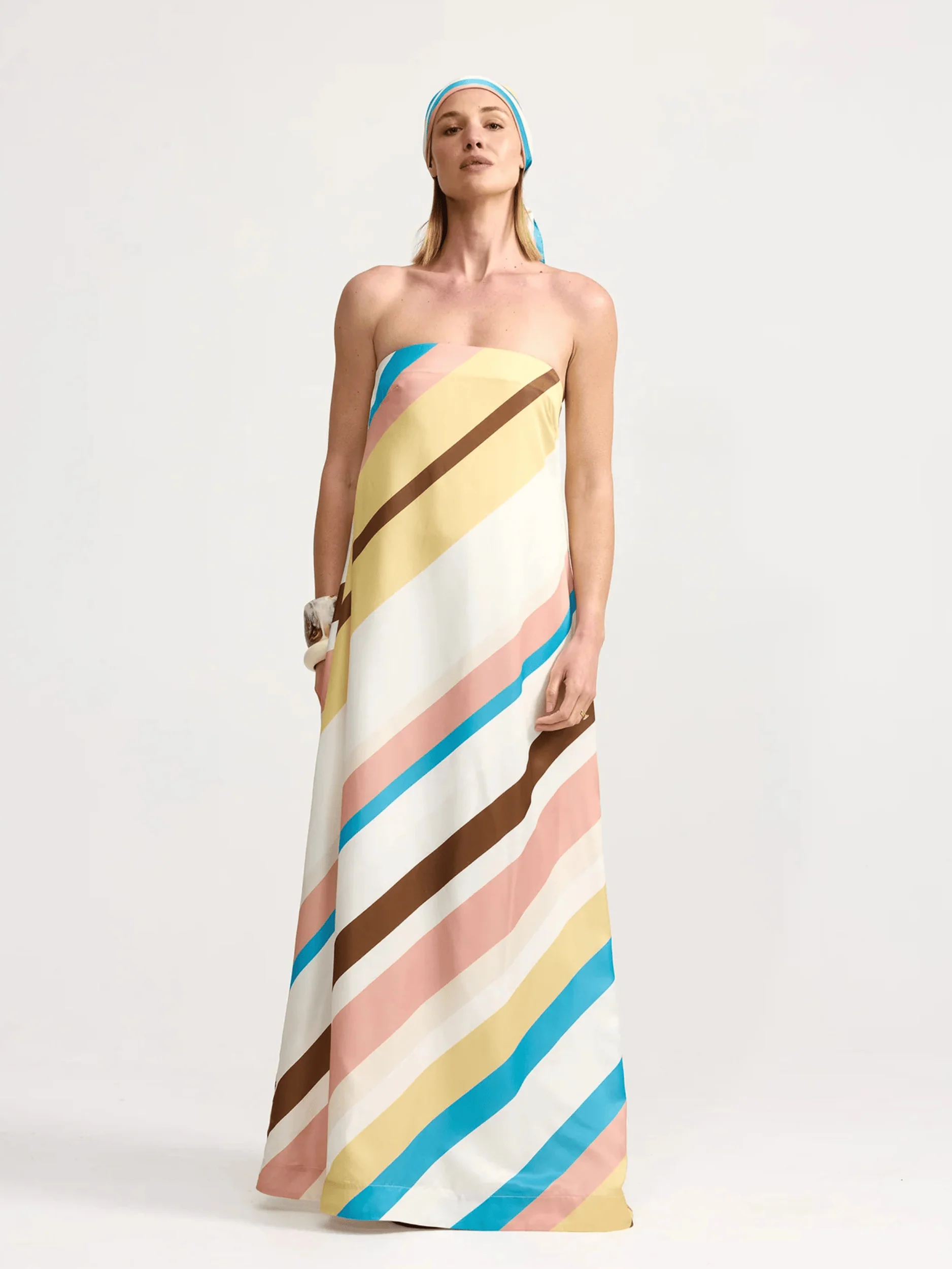 Lucie Dress in Siera Stripe
