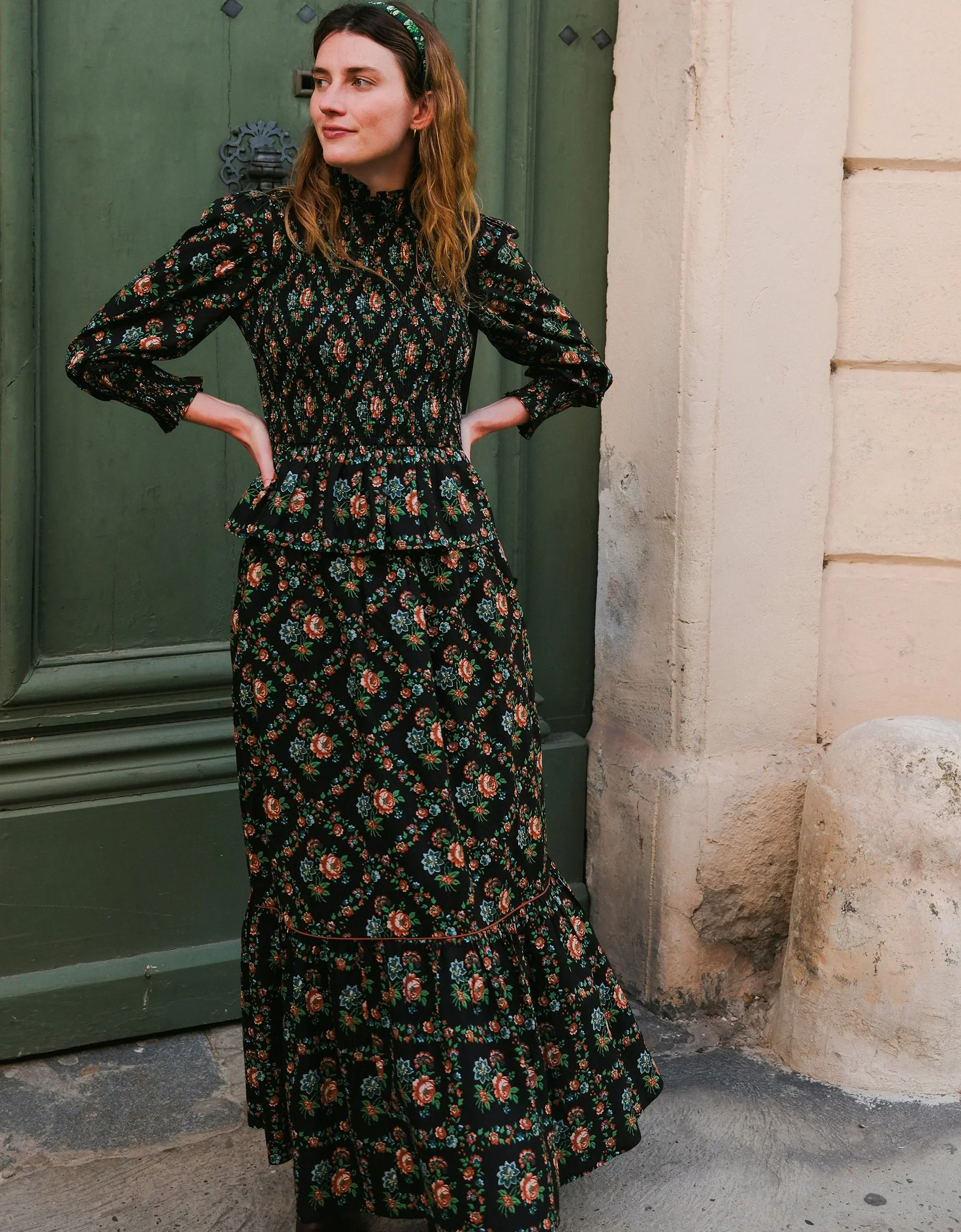Mabel Skirt in Vintage Trellis - Image 5