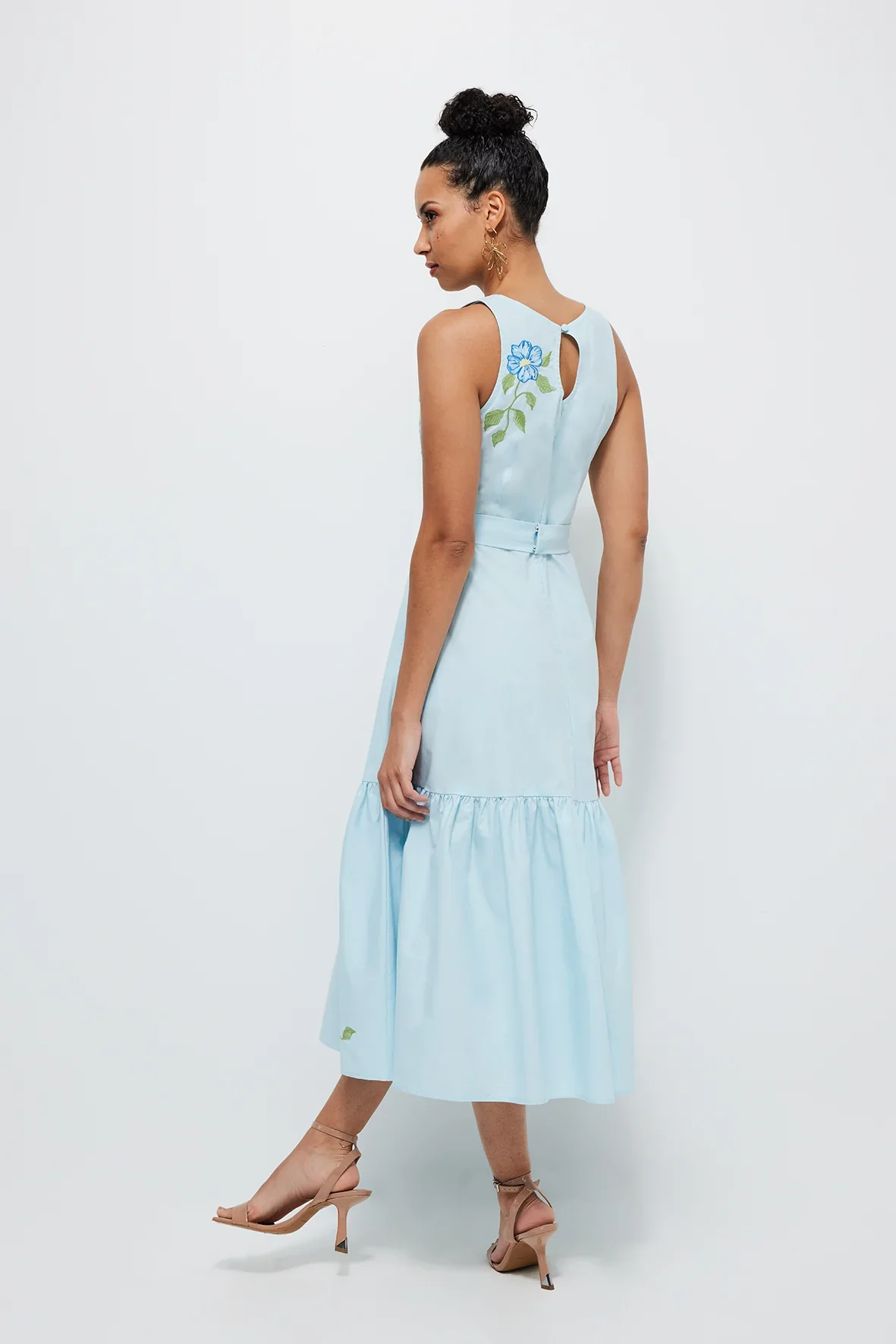 Maria Dress in Light Lagoon - Image 4