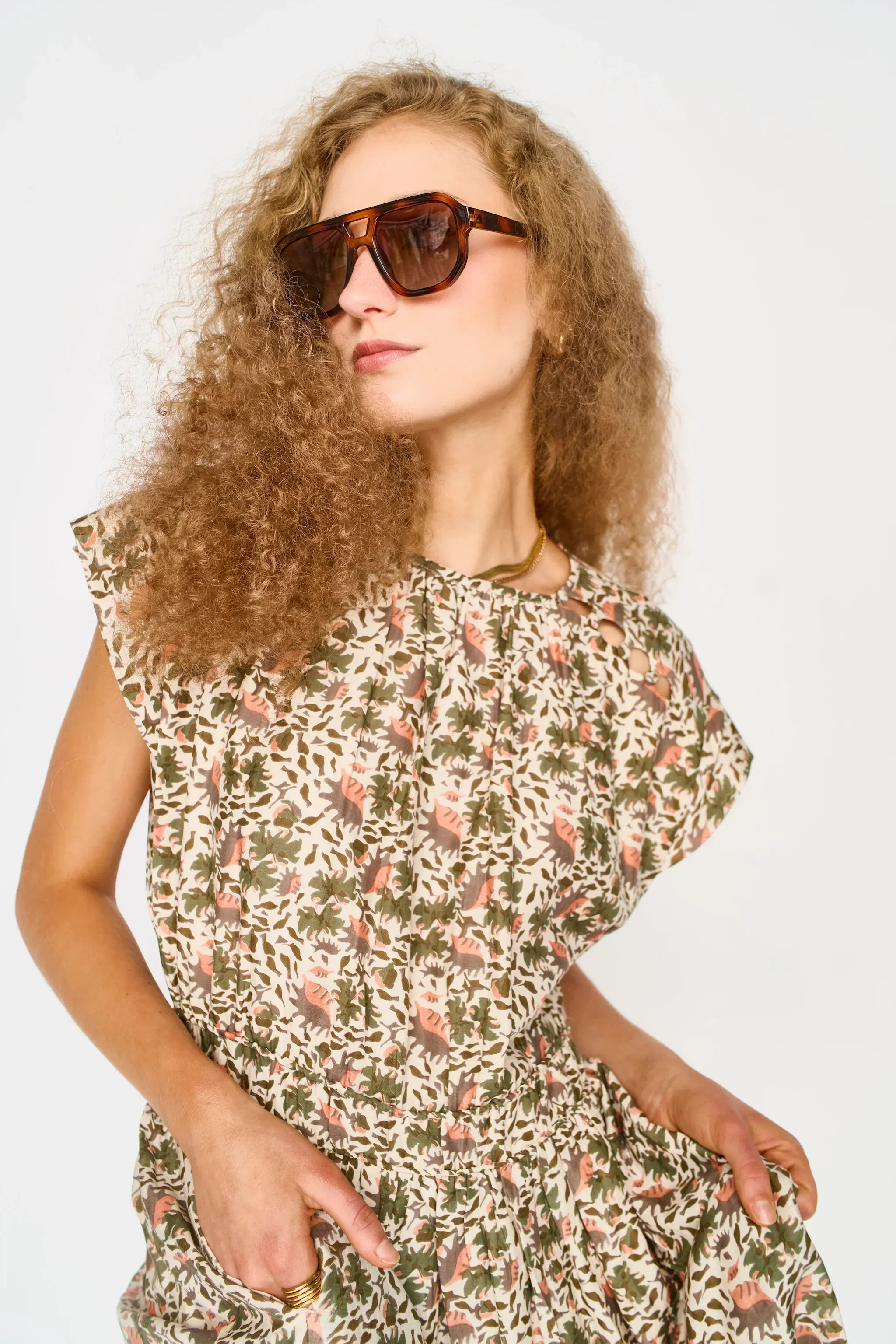 Merida Dress in Pink Cowrie - Image 5