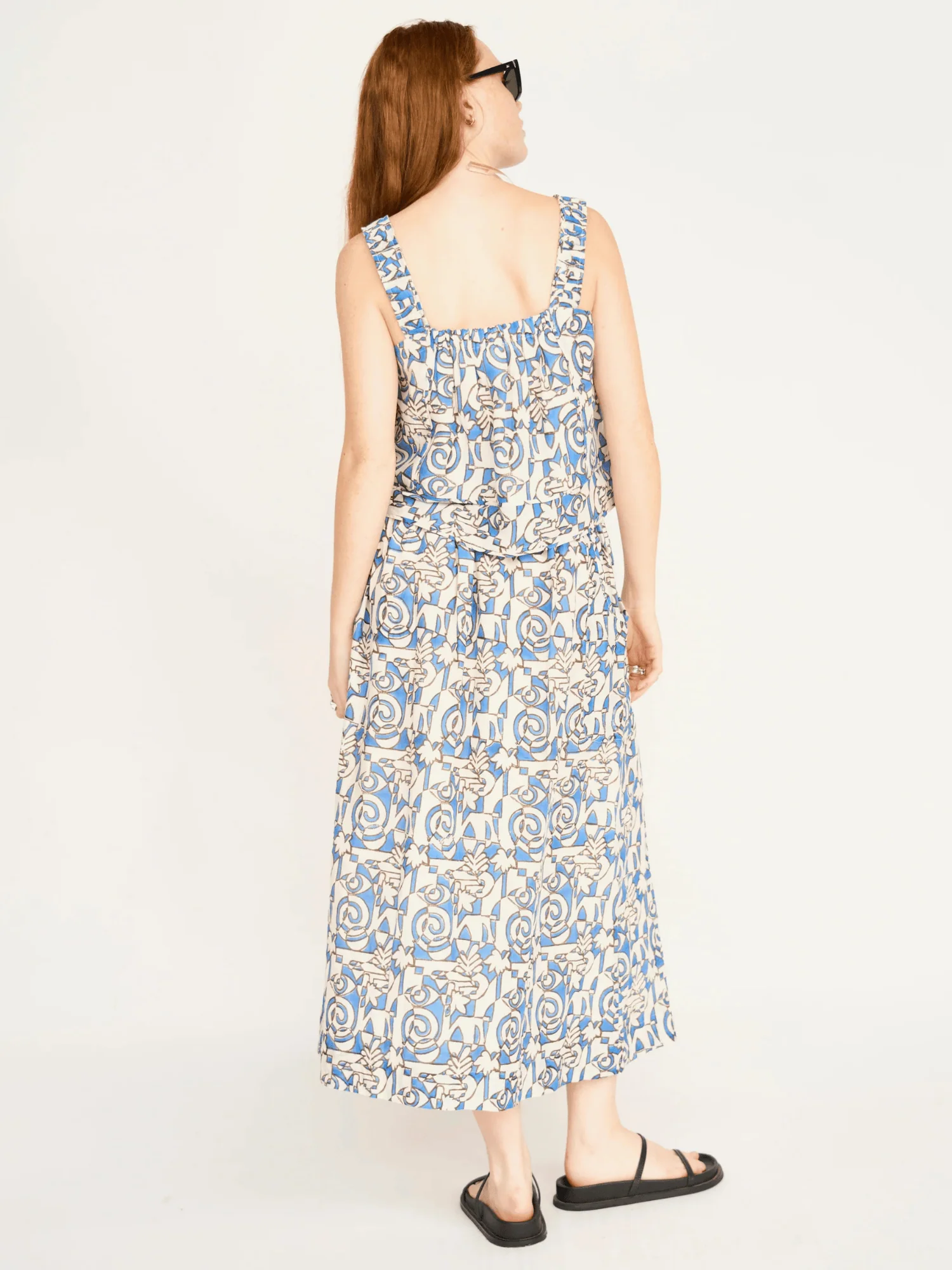 Monaco Tank in Blue Heka - Image 5
