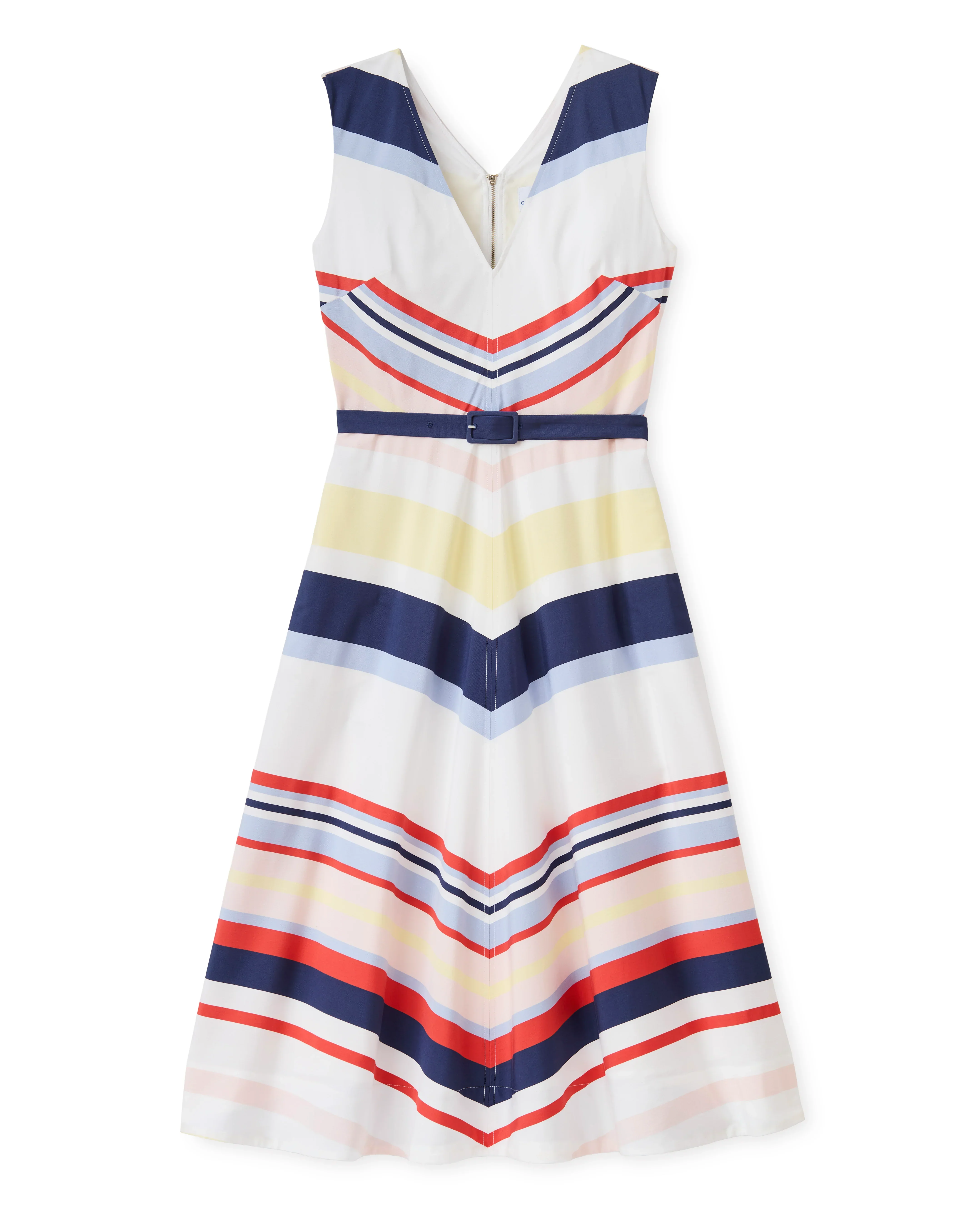 Monica Dress in Nantucket Stripe - Image 4