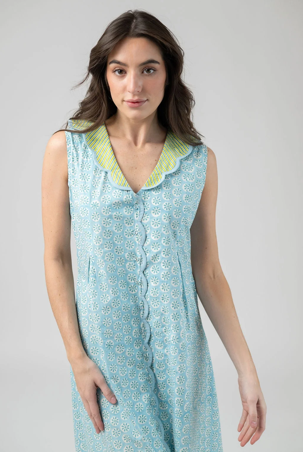 The Myra Dress | Lake - Image 4