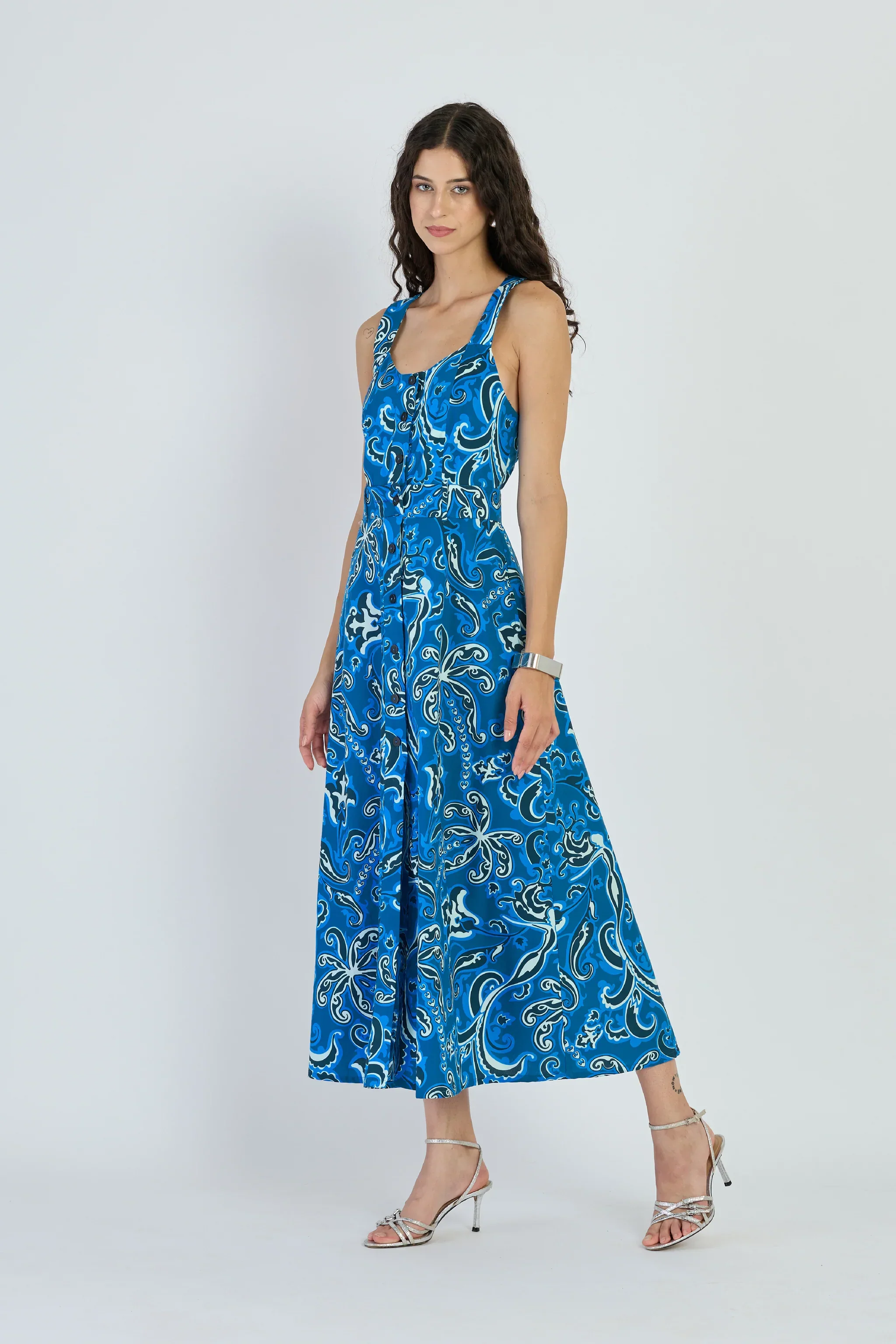 Nico Dress in Mermaid Navy - Image 3