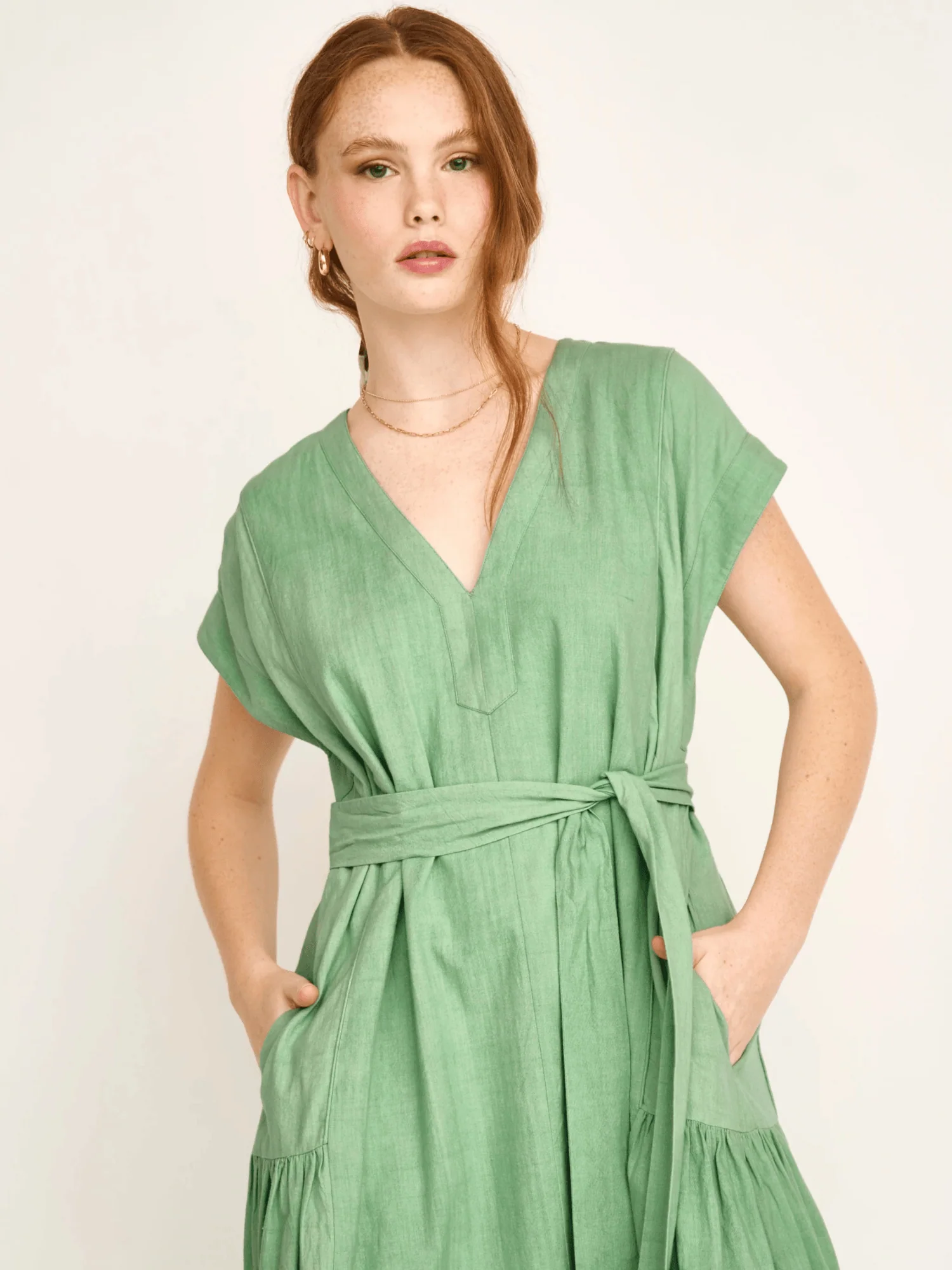 Oaxaca Dress in Mint - Image 2