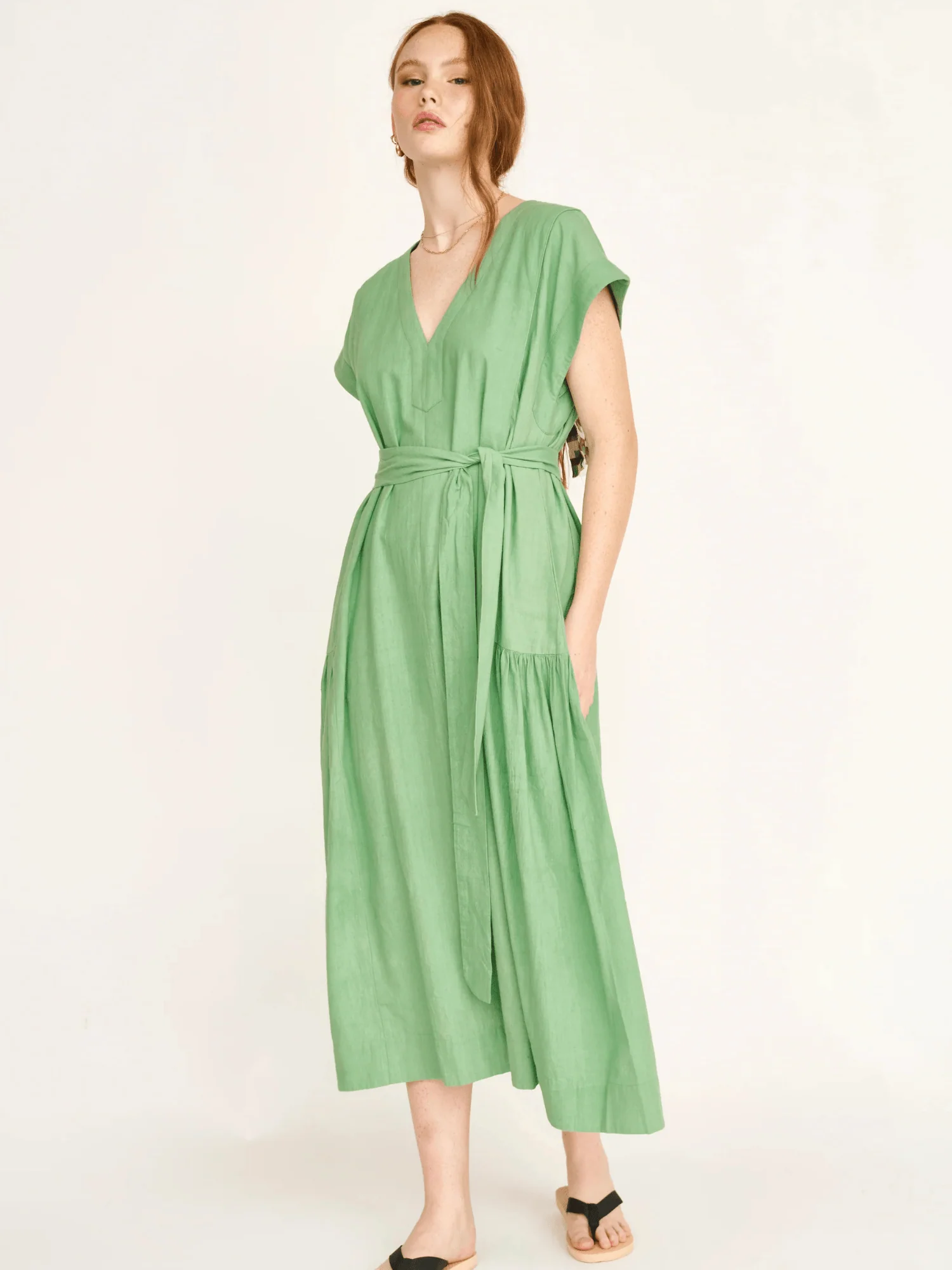 Oaxaca Dress in Mint - Image 3