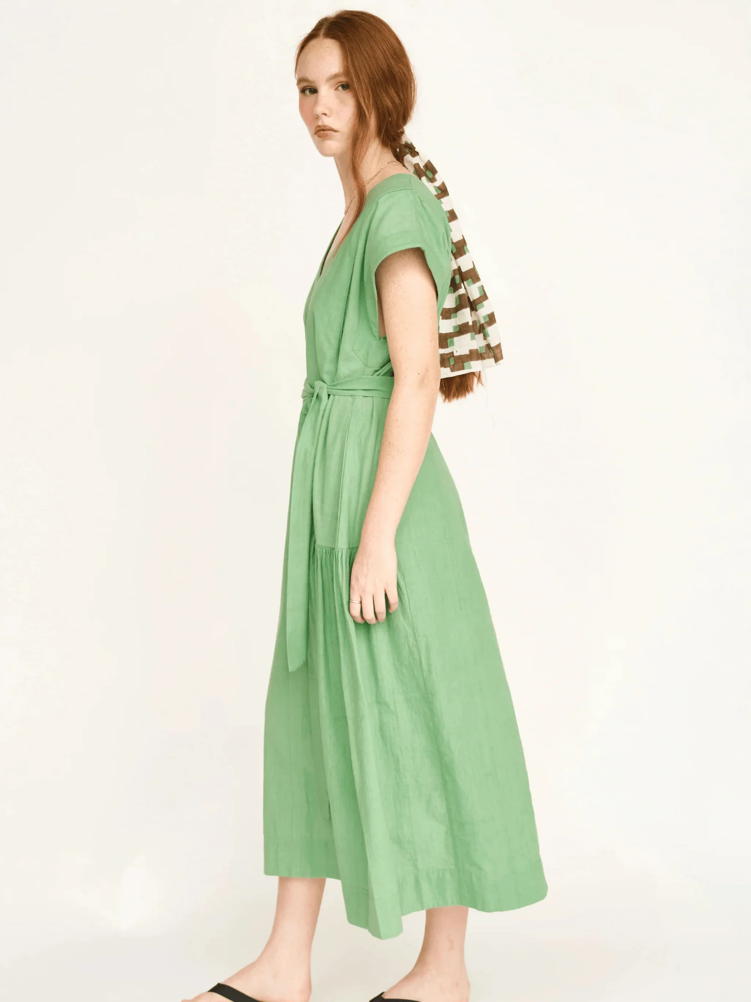 Oaxaca Dress in Mint - Image 4