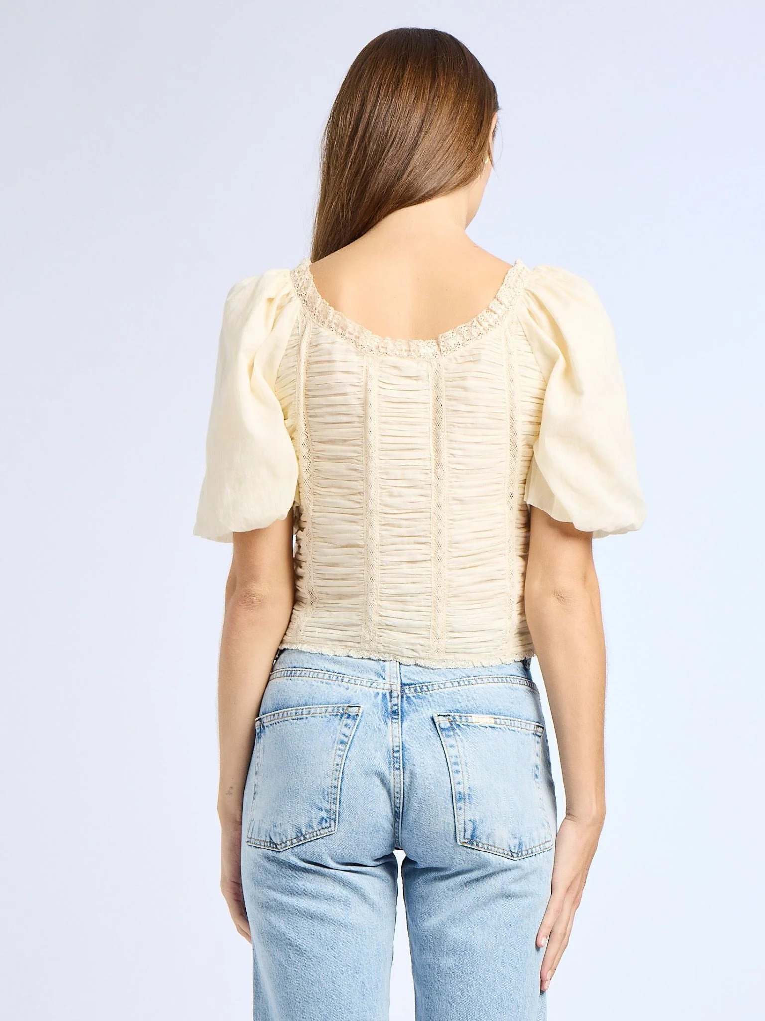 Ophelia Top in Ivory - Image 4