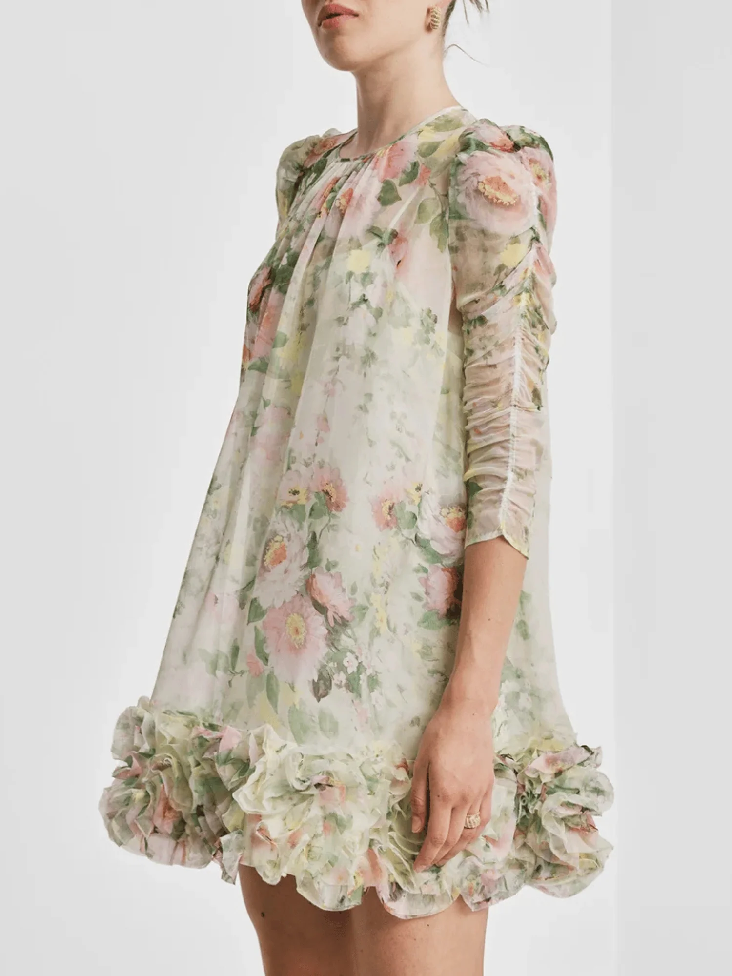 Organza Frilly Dress in Watercolour Dreams
