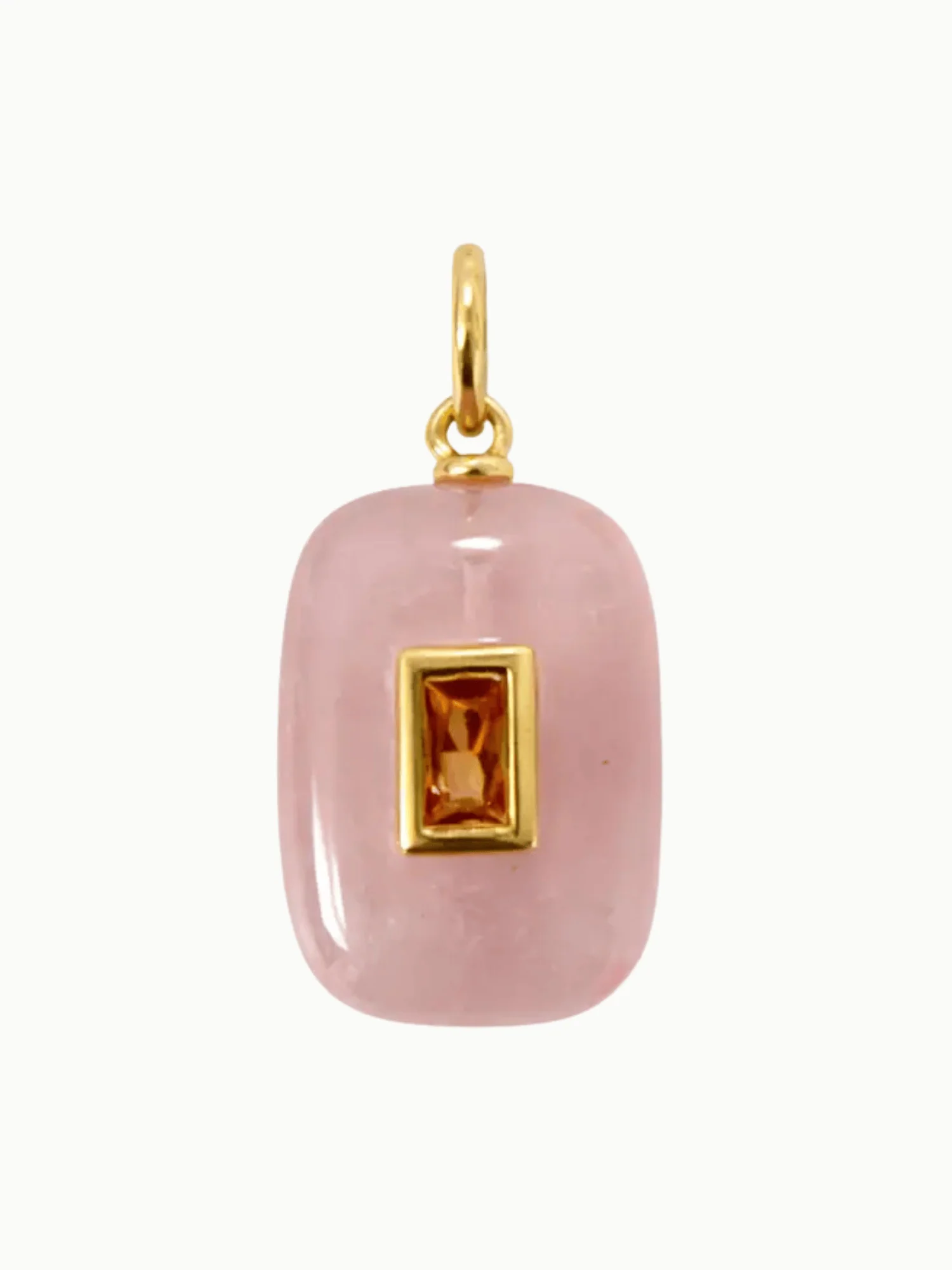 Pink Quartz Charm
