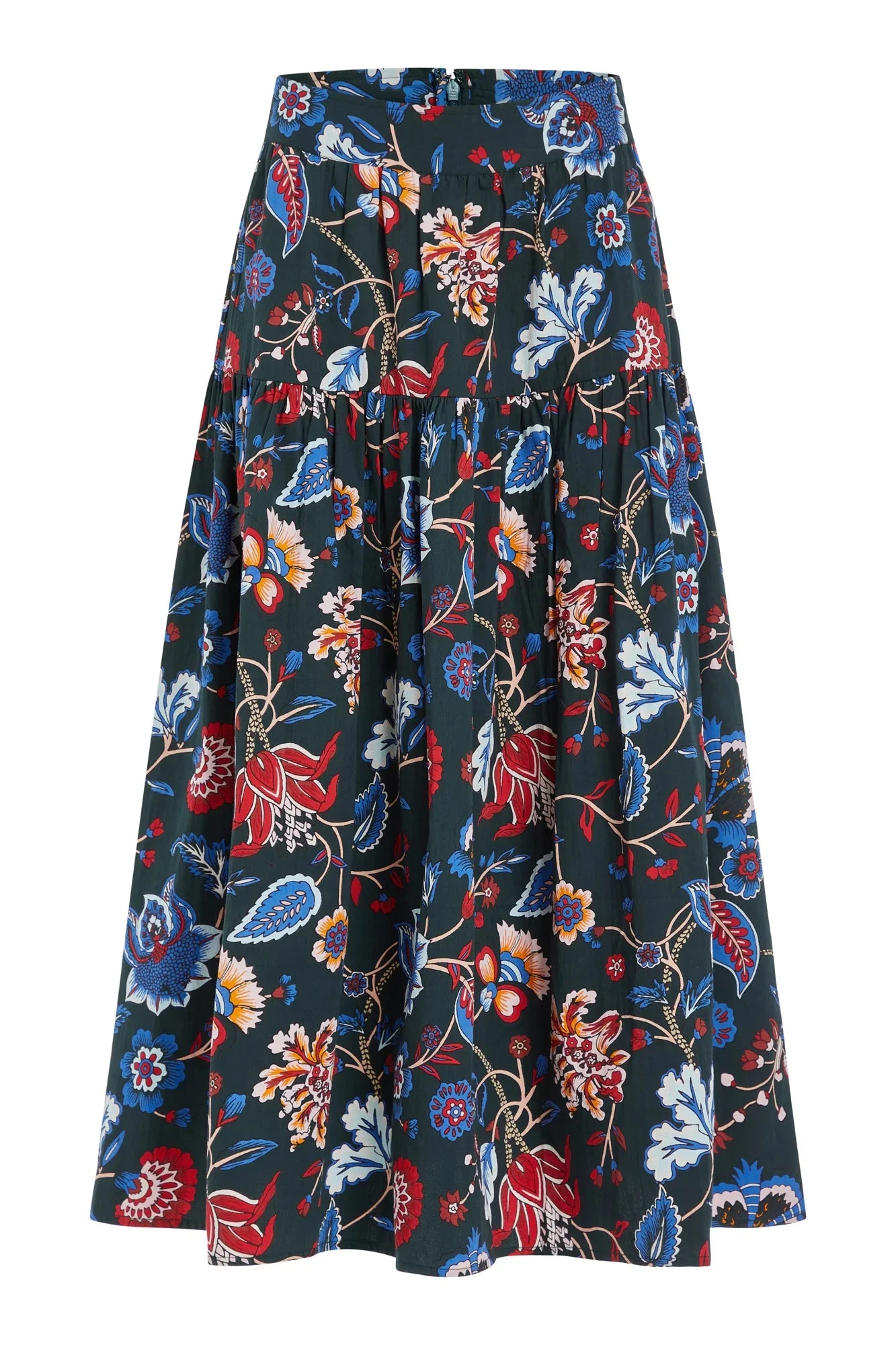 Quinn Skirt in Evergreen Chintz - Image 5