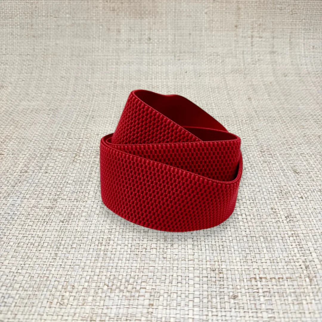 Red Raffia Belt Band - Image 2