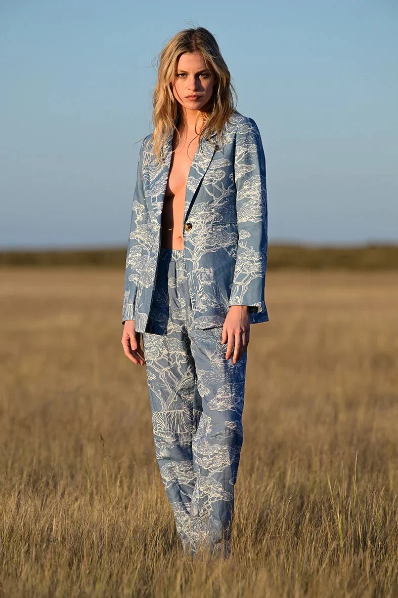 Safari Blazer Light Blue - Image 4