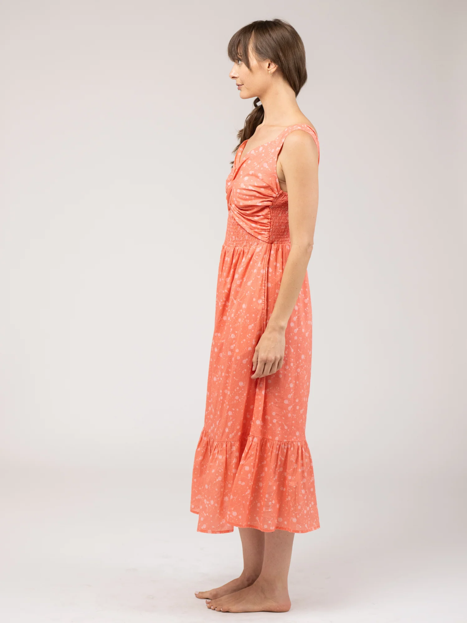 SAMPLE | The Blake Dress | Pink Splatter | Small - Image 2