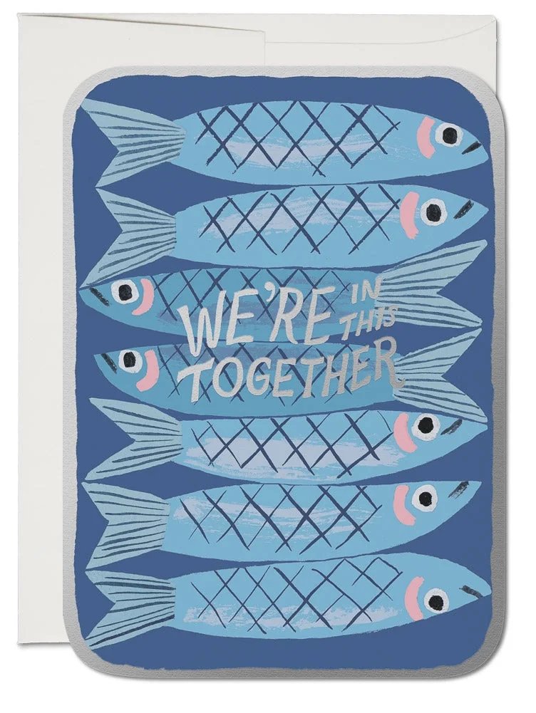 Sardines Encouragement Greeting Card
