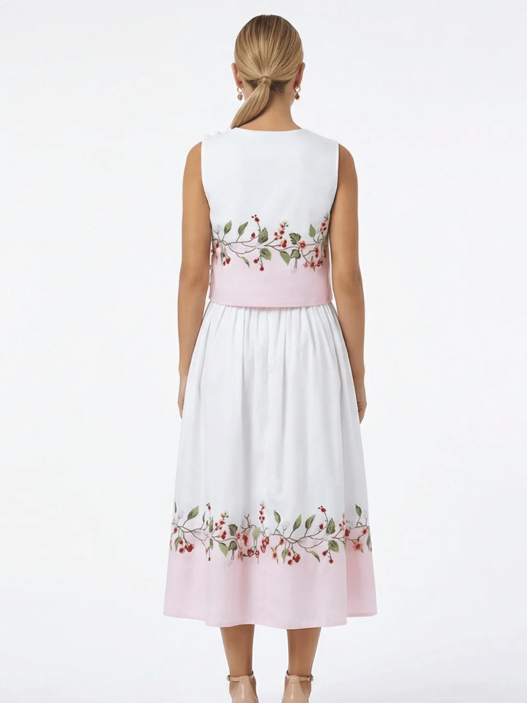 Sebla Top in Strawberry Fields - Image 3