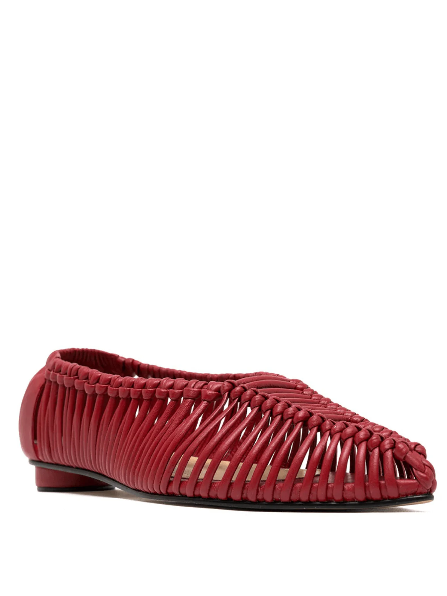 Simone Red Craft Flats - Image 2