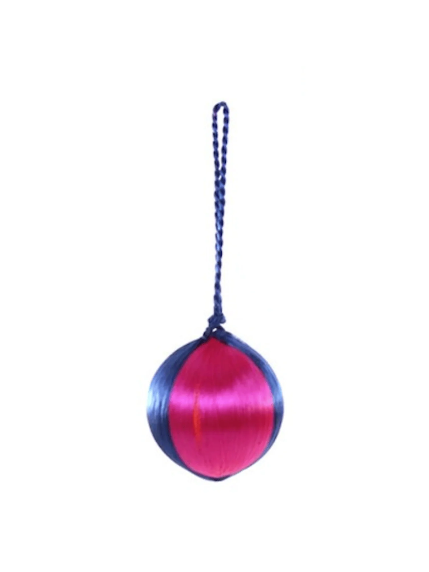 Small Striped Thread Bauble Ornament - Image 9