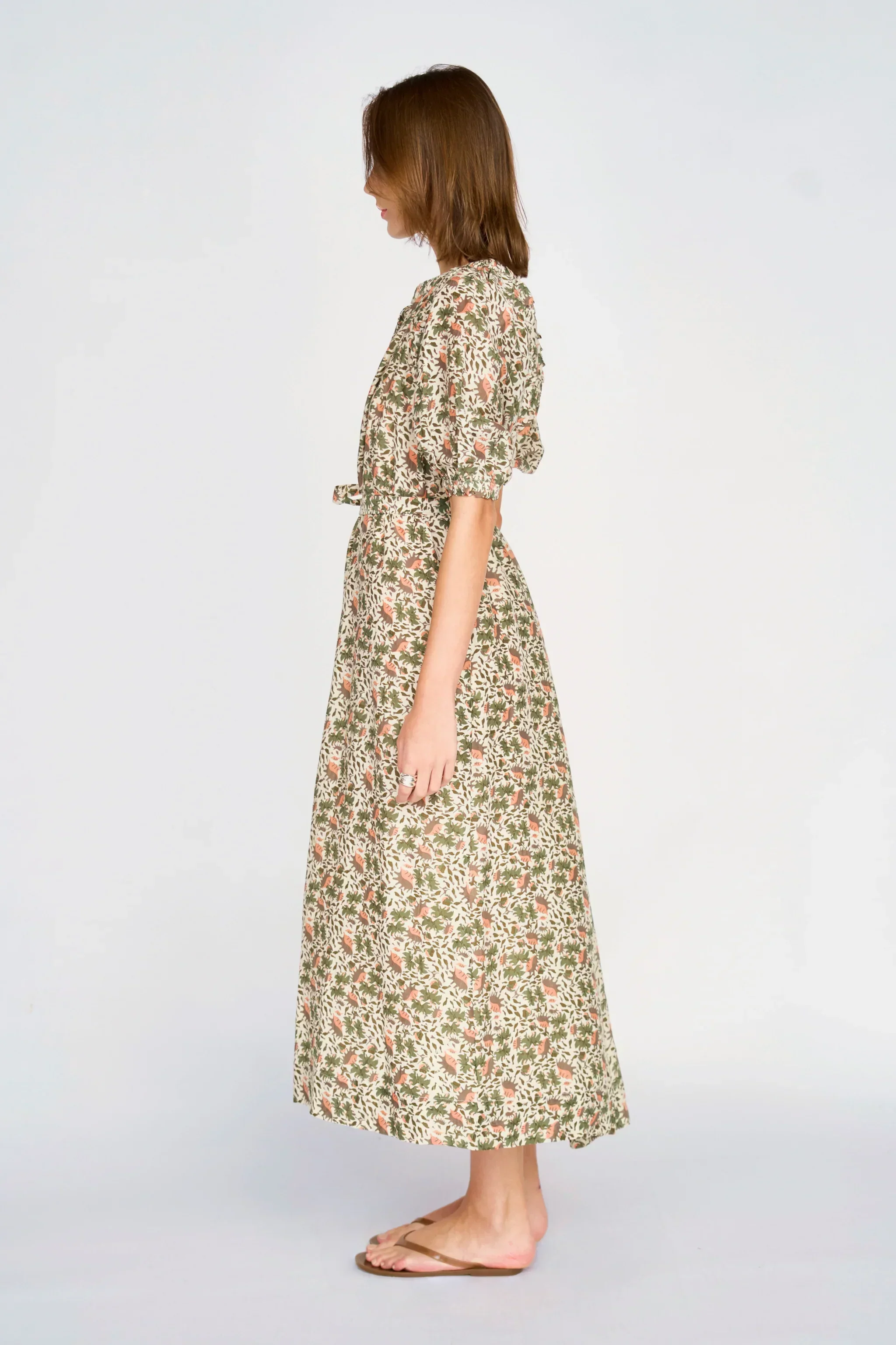 Somerset Dress in Pink Cowrie - Image 3