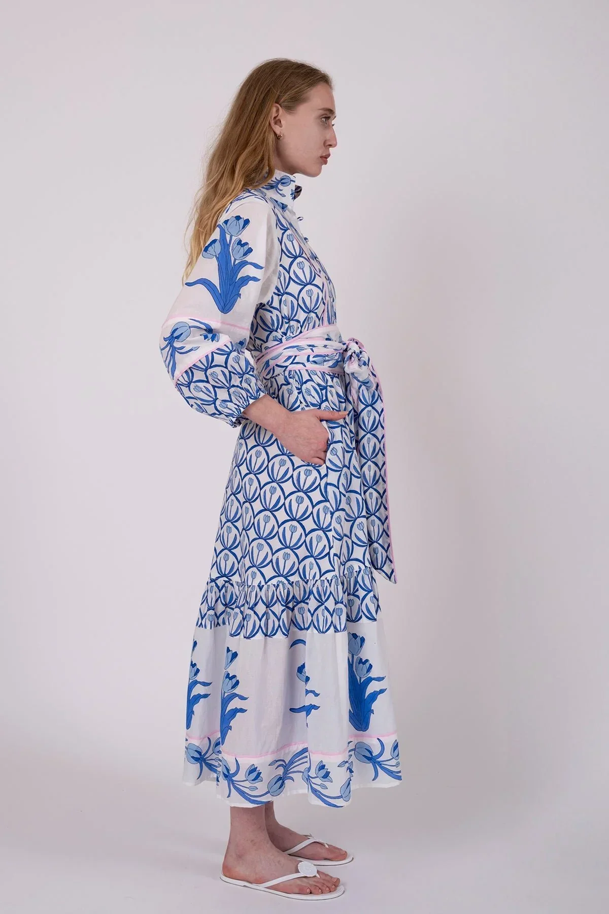 SUE SARTOR Flounce | Cerulean Tulip - Image 3