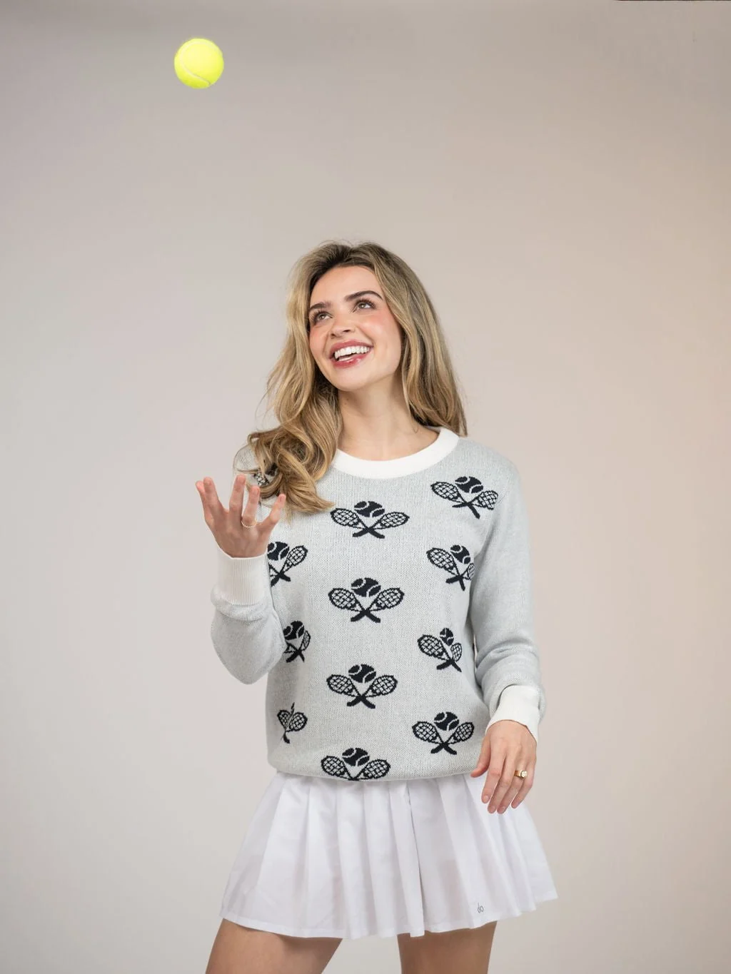 Tennis Knit Sweater - Image 3