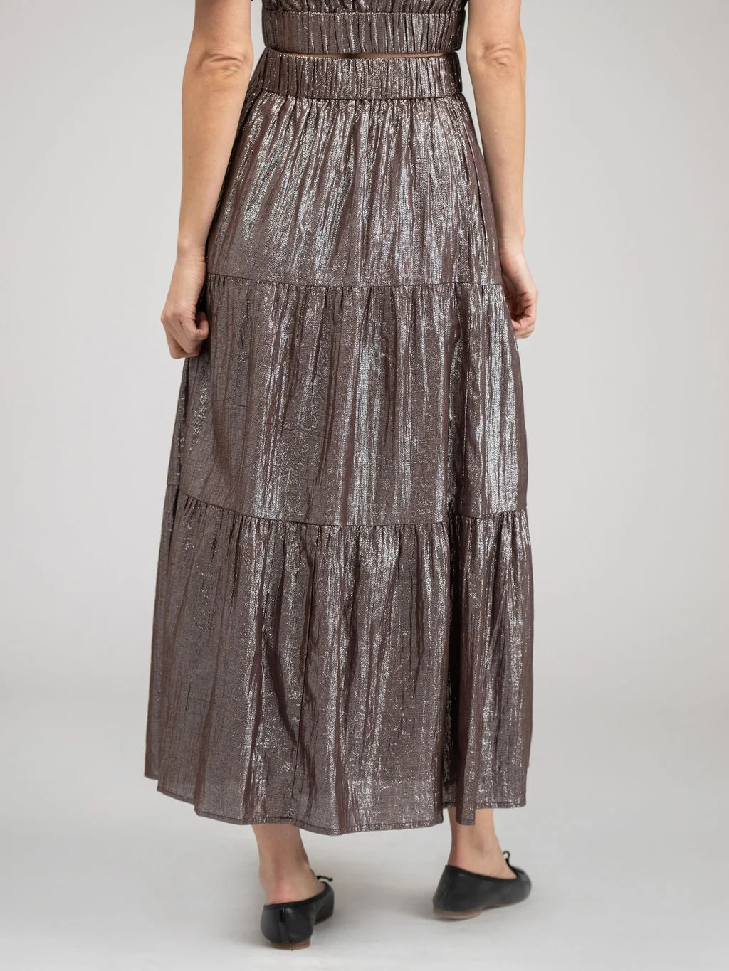 The Abby Skirt | Brown Shine - Image 4