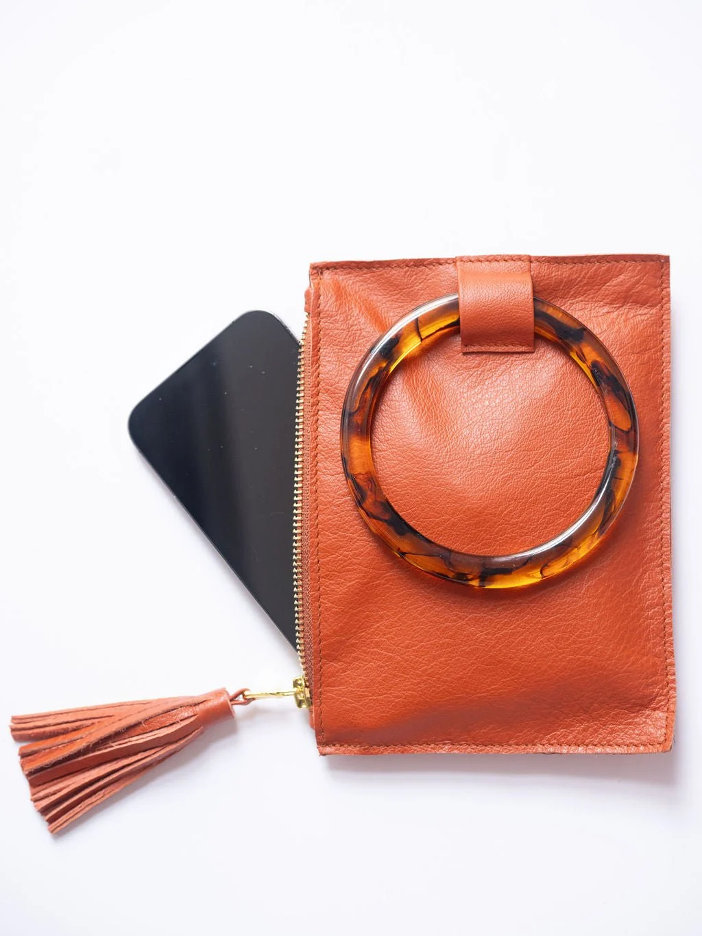 The Acrylic Ring Wristlet | Champagne - Image 5