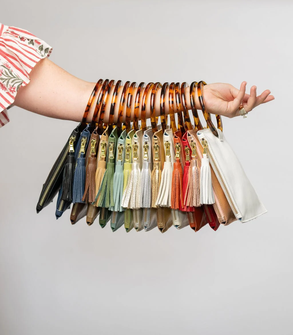 The Acrylic Ring Wristlet | Navy - Image 4