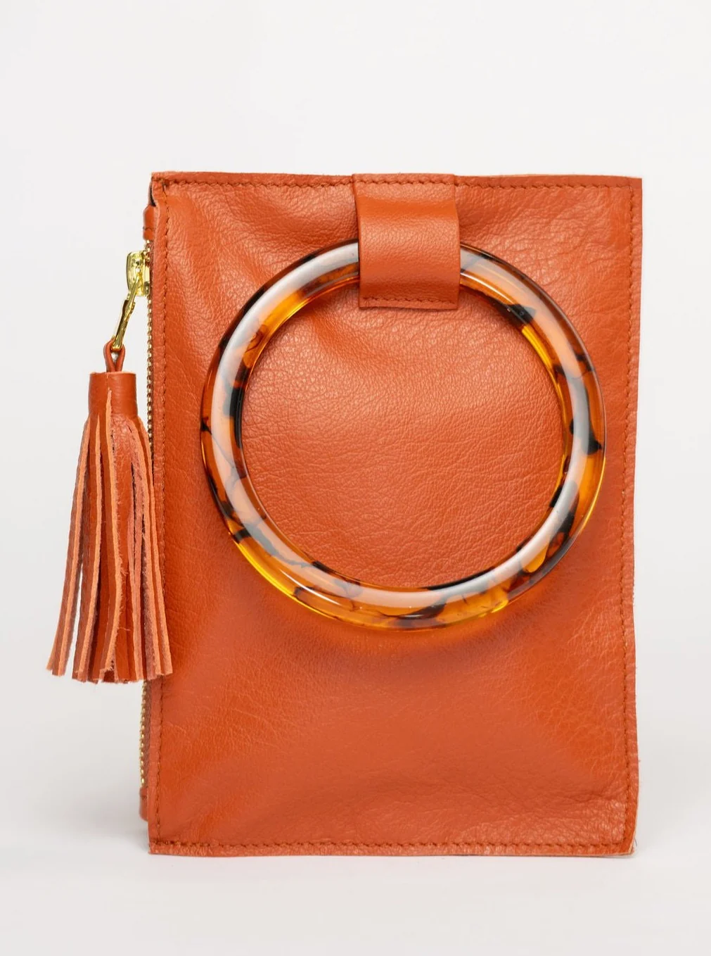 The Acrylic Ring Wristlet | Spice