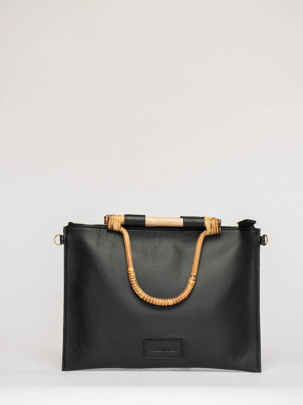 The Bamboo Clutch + Crossbody | Black - Image 3