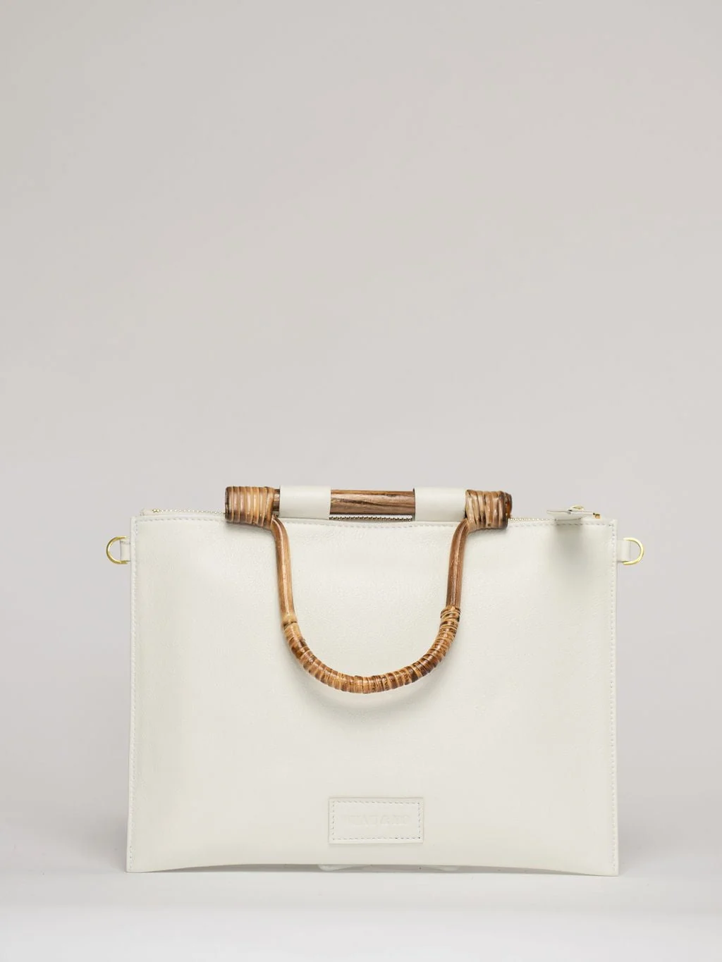 The Bamboo Clutch + Crossbody | White - Image 3