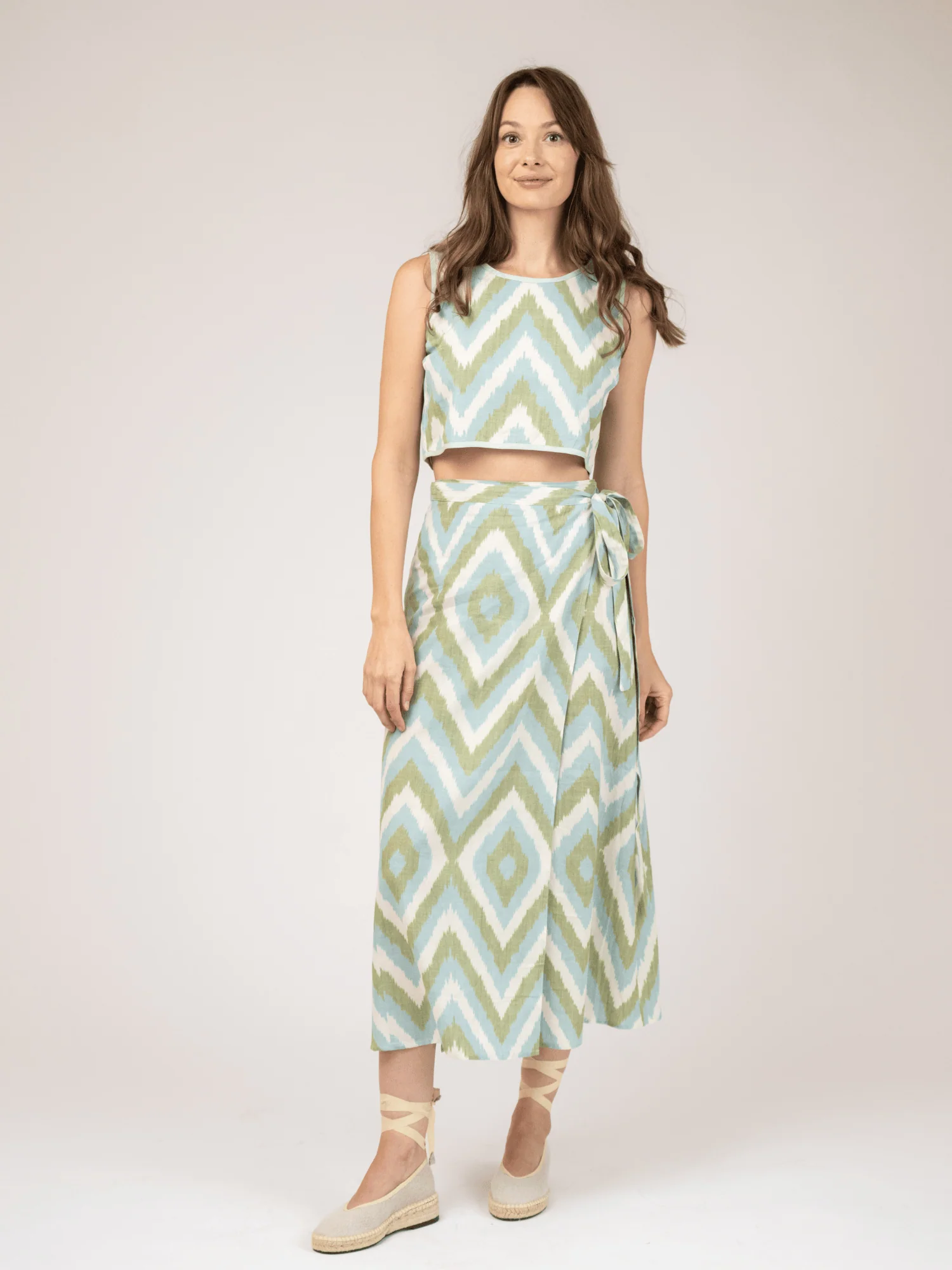 The Sarong Skirt + Beach Tank Set | Terrain Ikat