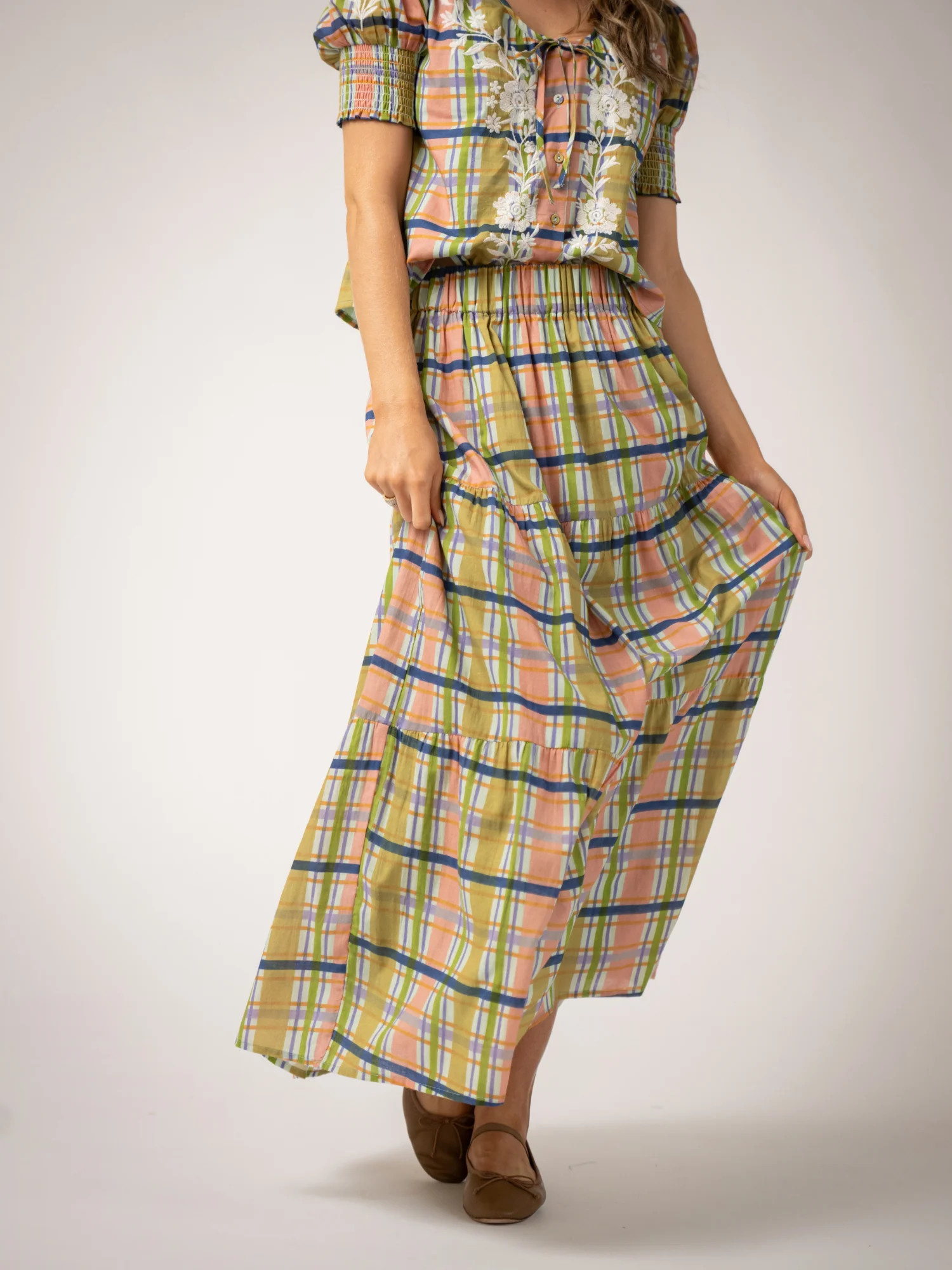 The Camden Plaid Skirt Set - Image 4