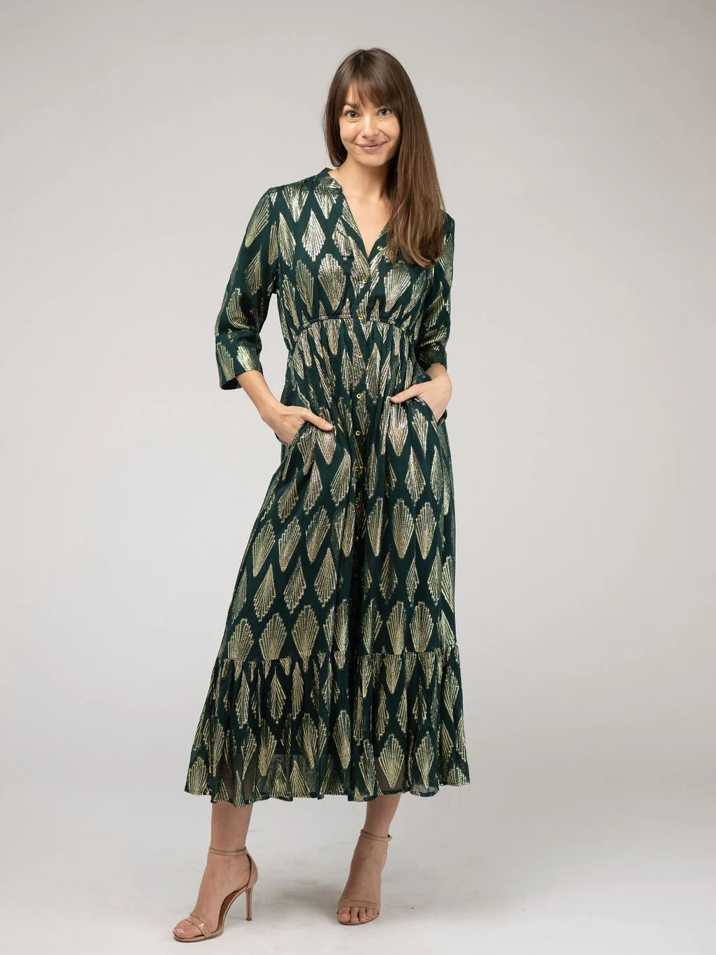 The Christie Dress | Emerald Deco - Image 3