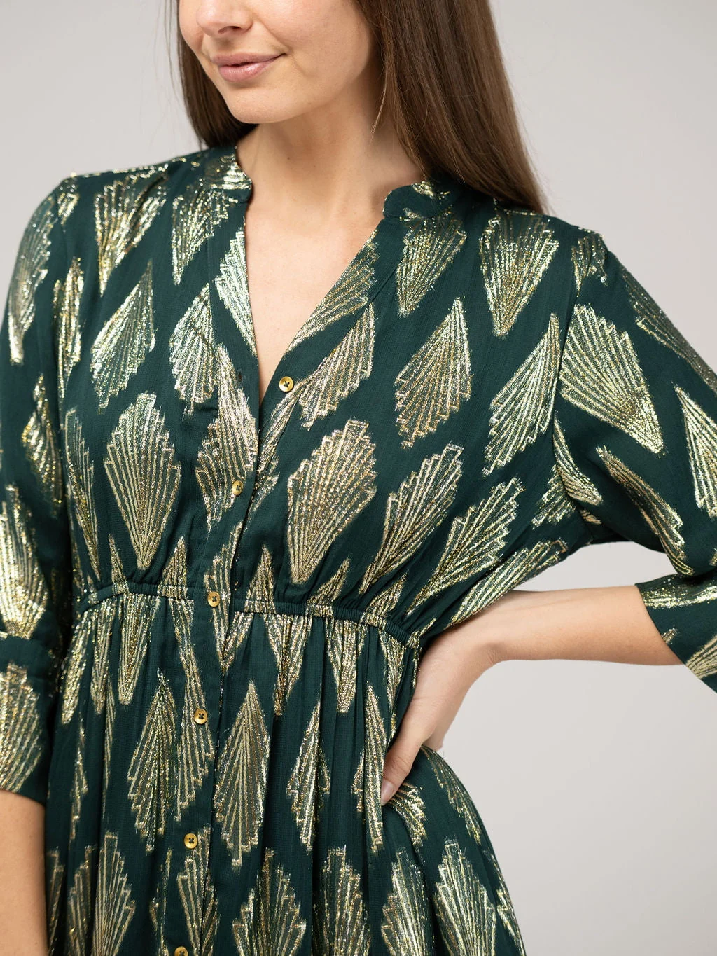 The Christie Dress | Emerald Deco - Image 6