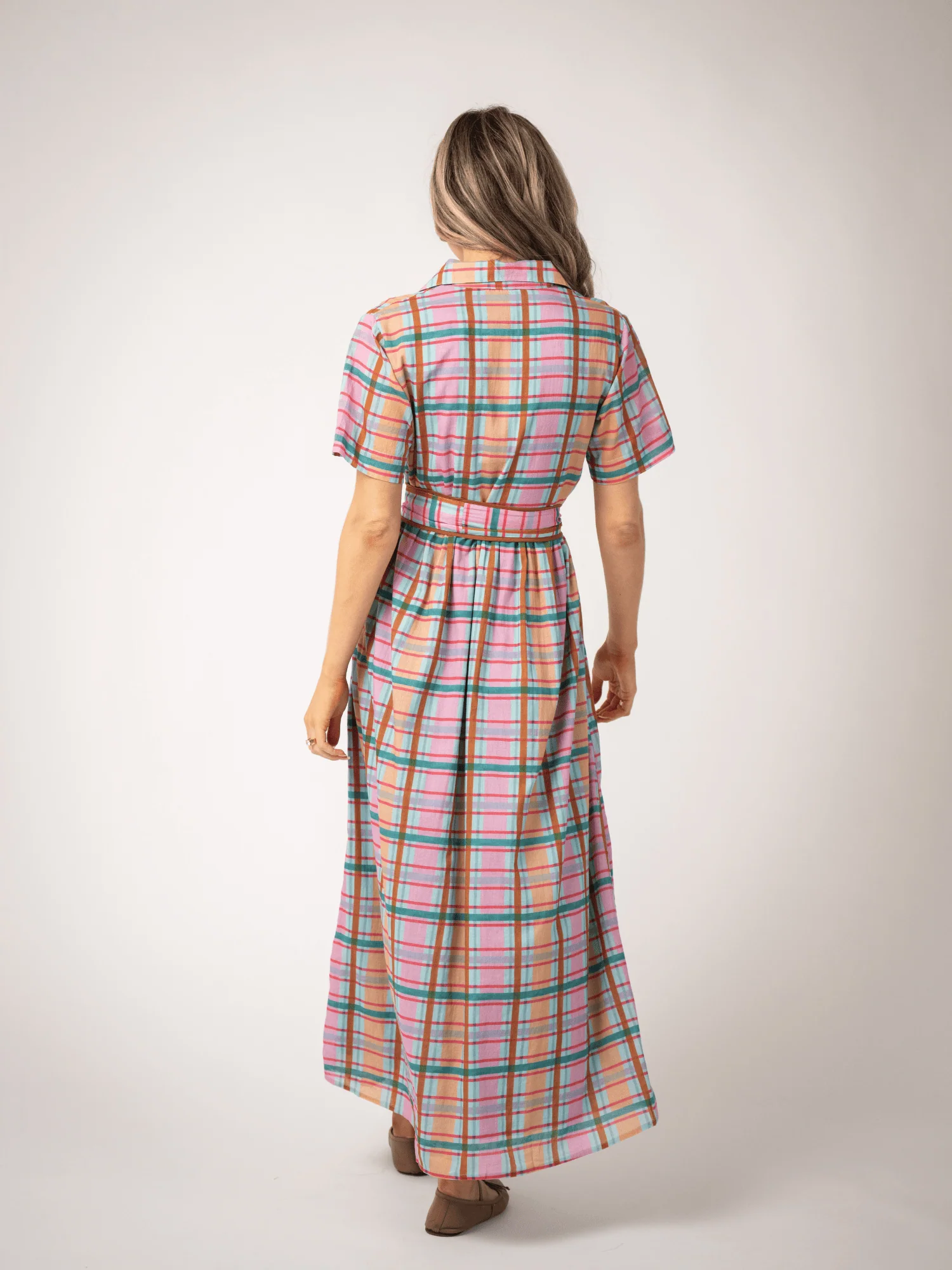 The Elle Maxi Dress | Lenox Plaid - Image 4