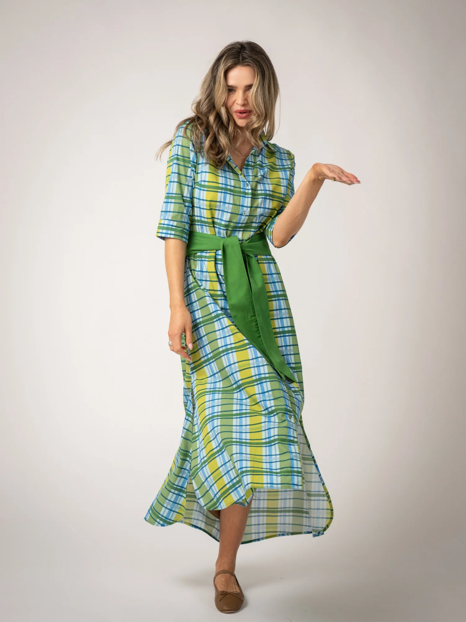 The Eloise Dress | Mystic Plaid - Image 3