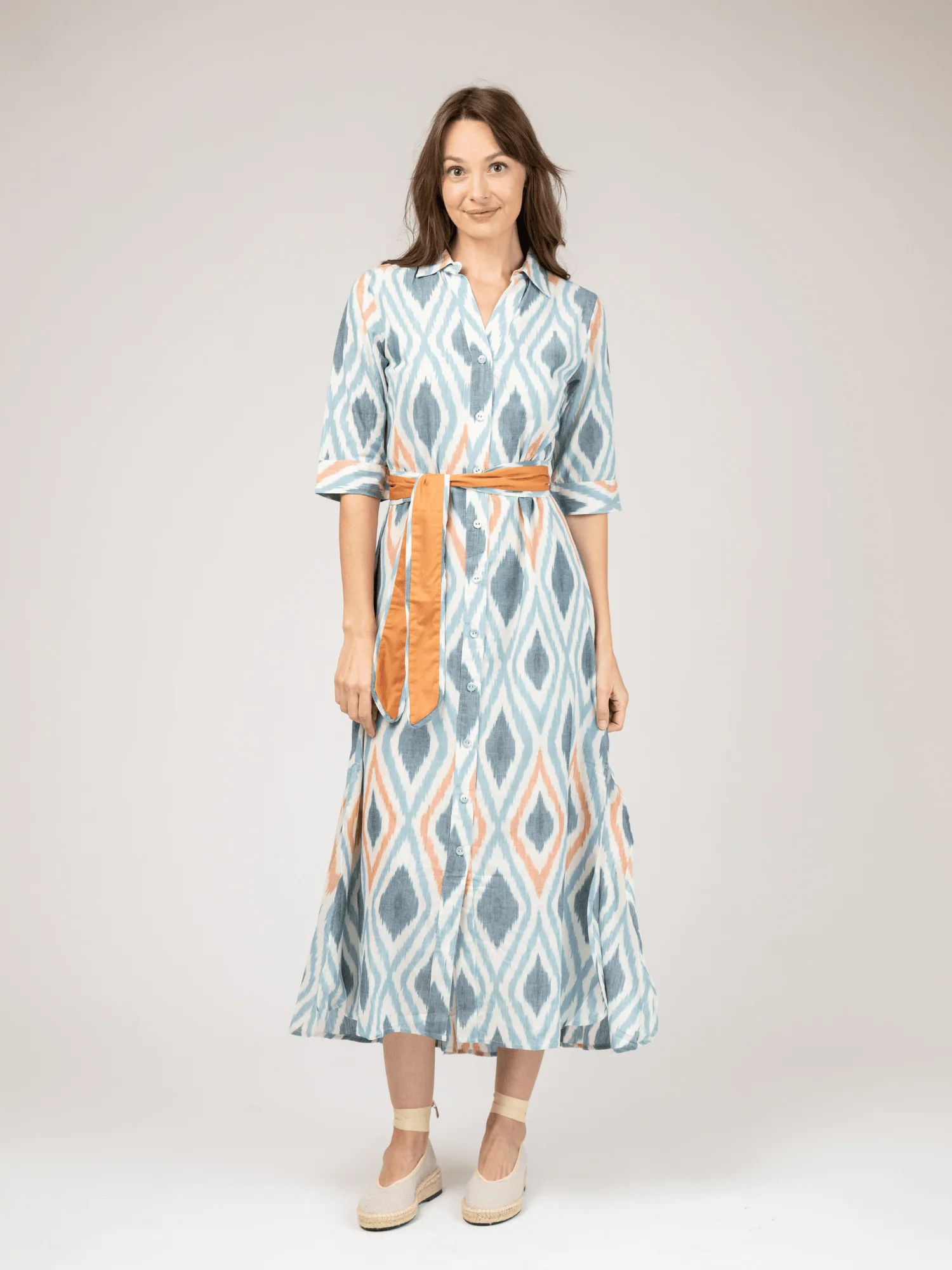 The Eloise Dress | Sundown Ikat