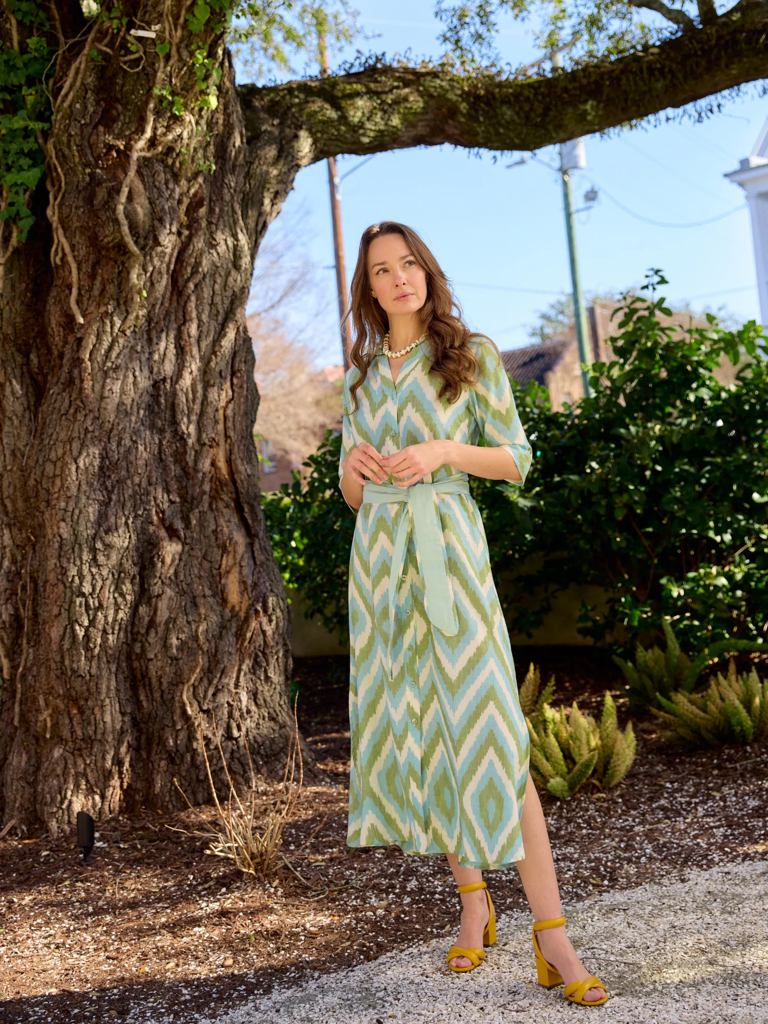 The Eloise Dress | Terrain Ikat - Image 2
