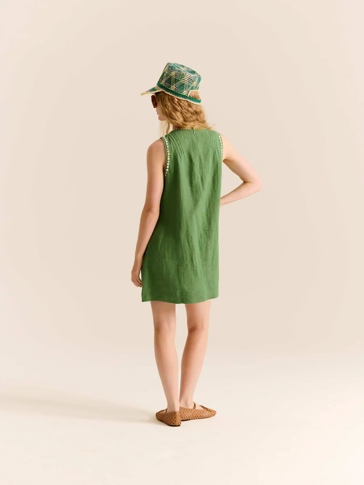 The Eva Dress in Green Leaf - Image 4