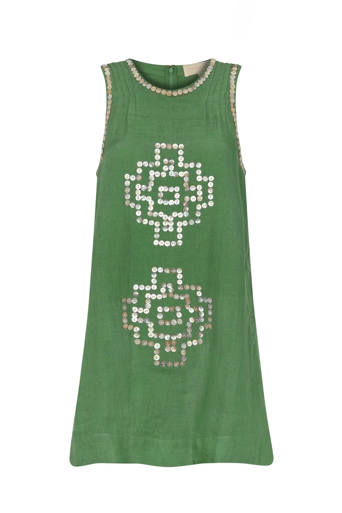 The Eva Dress in Green Leaf - Image 5