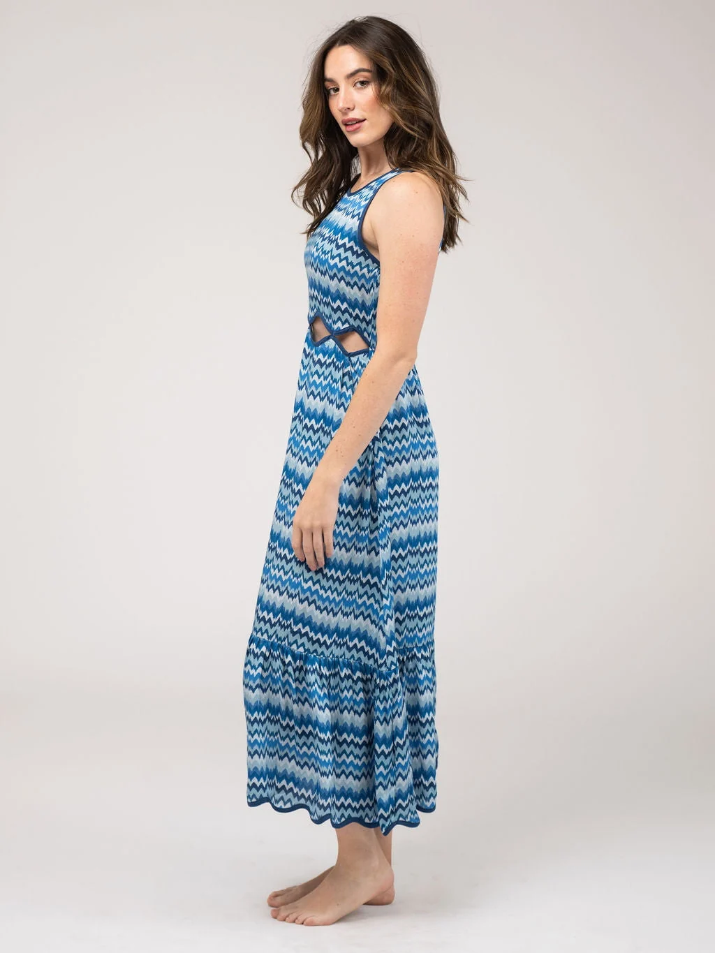 The Lina Dress | Blue Wave - Image 4