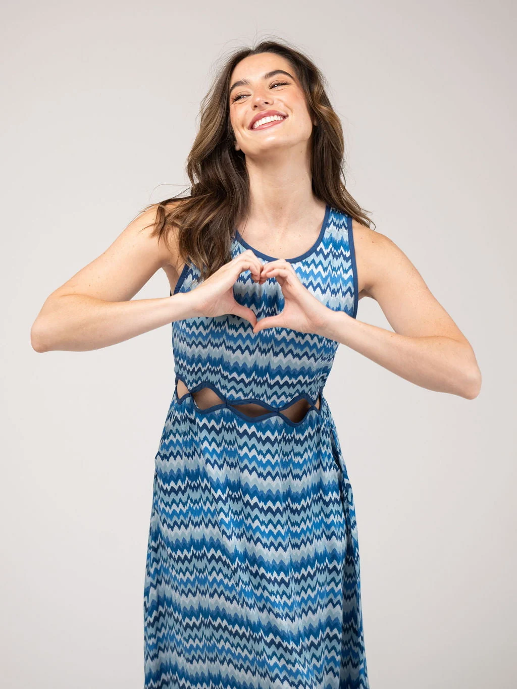 The Lina Dress | Blue Wave - Image 6