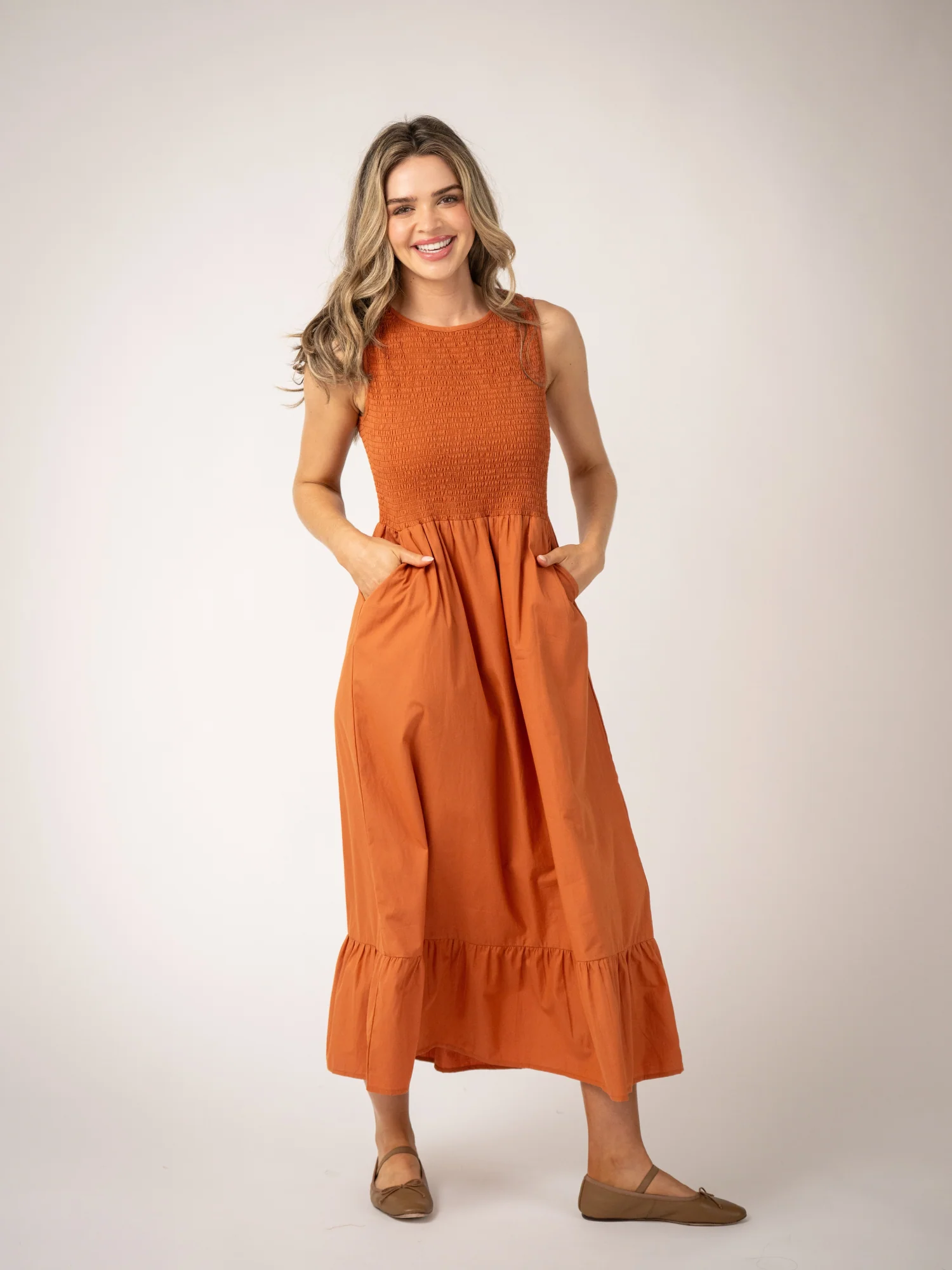 The Margot Dress | Persimmon