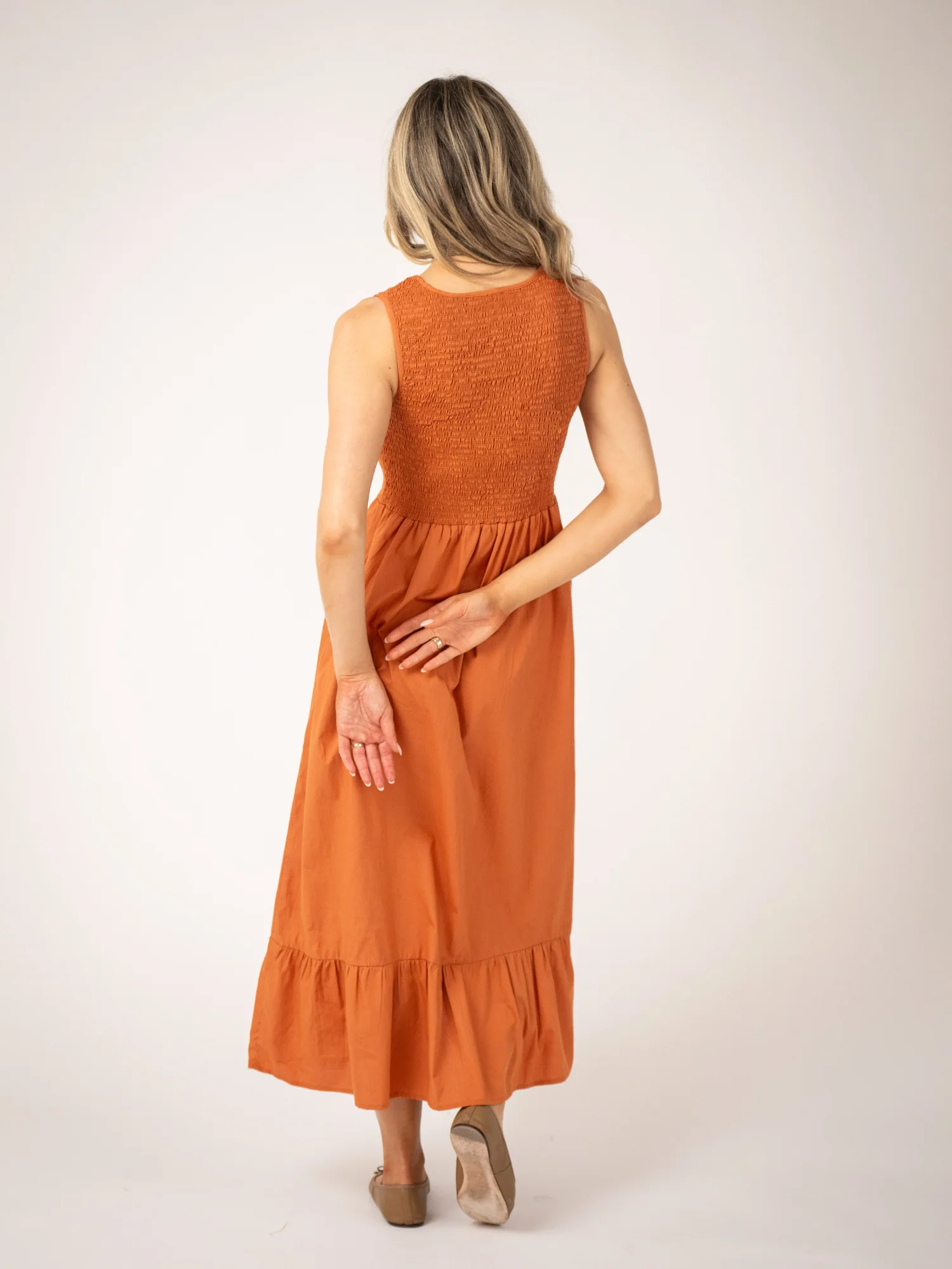 The Margot Dress | Persimmon - Image 7