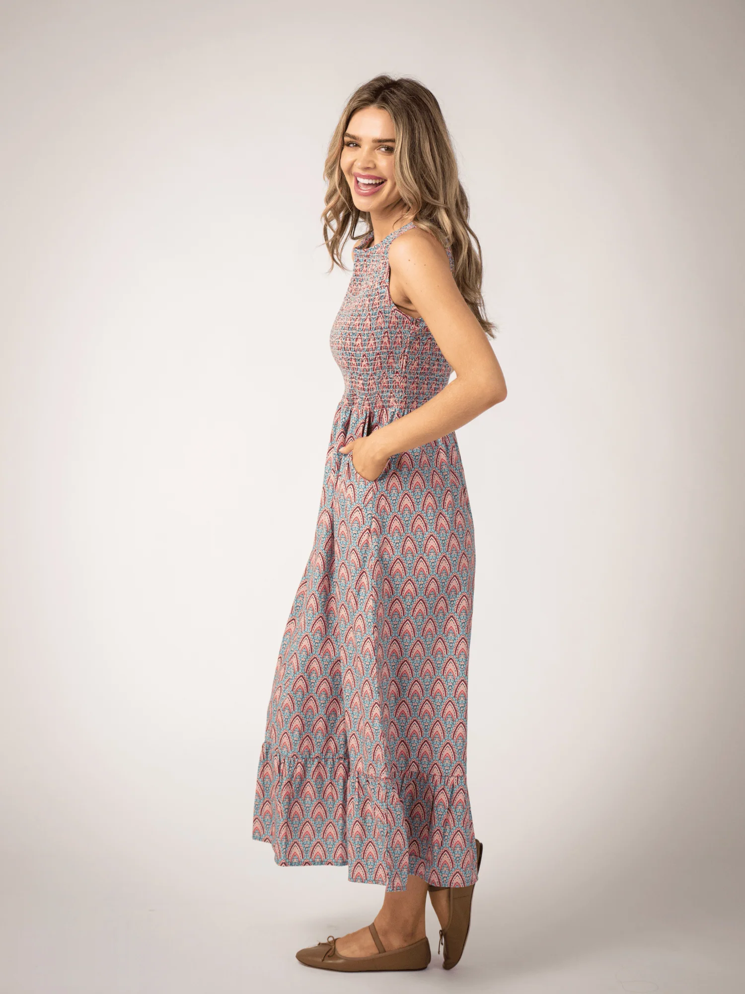 The Margot Dress | Red Scallop - Image 4