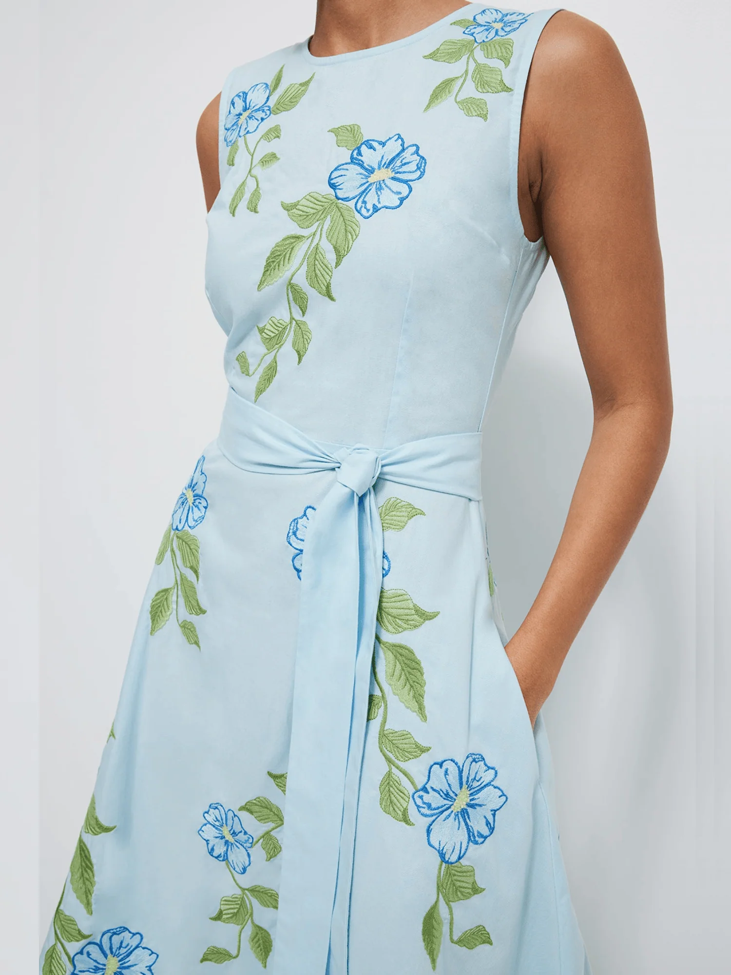 The Medina Dress in Light Lagoon - Image 3